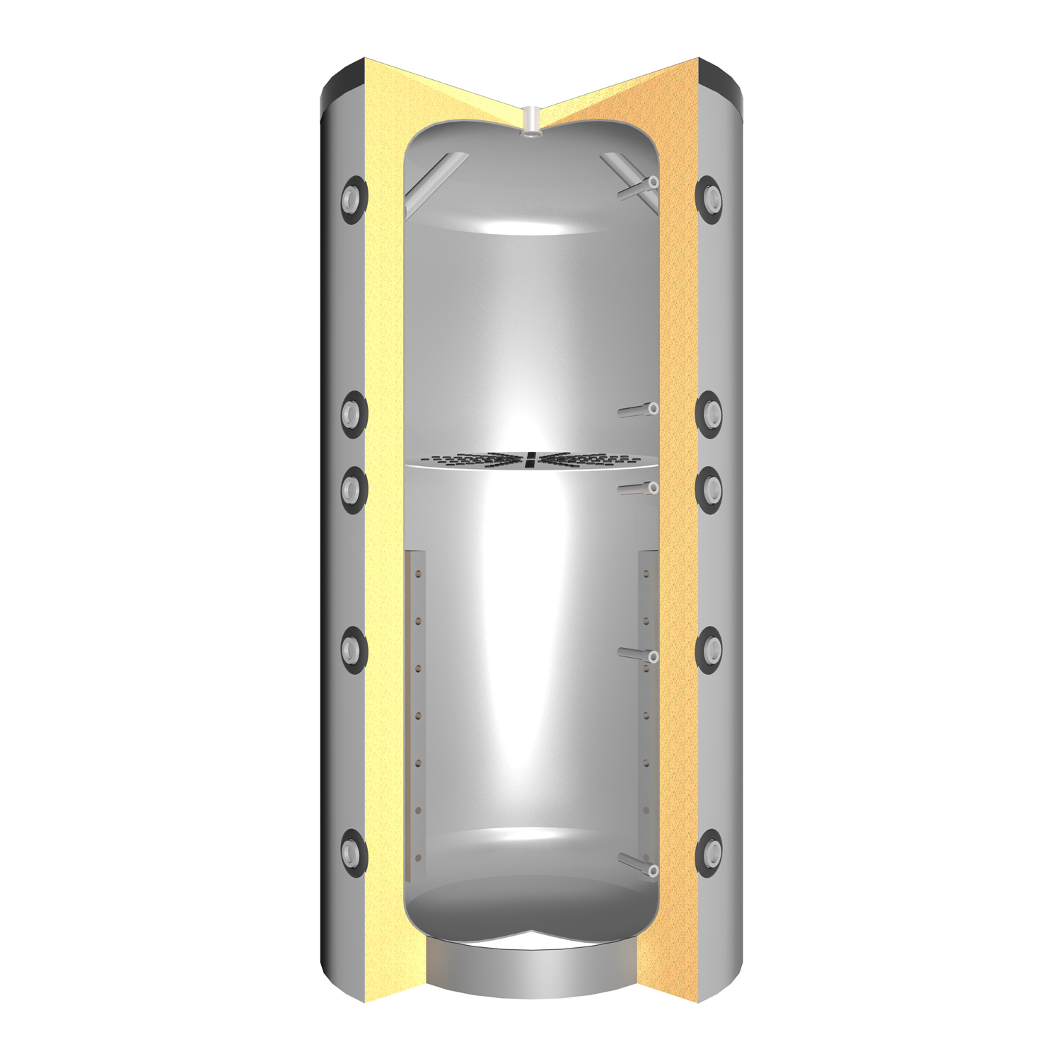 Ballon tampon avec système de charge stratifiée TPSL 825 (718 litres) | Isolation Neodul