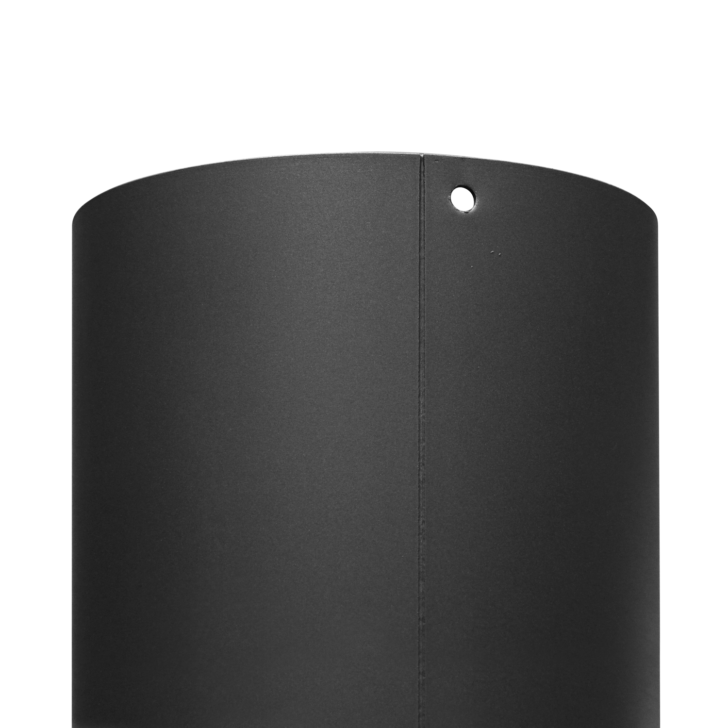 Raik Basic élément de longueur 150mm noir L: 500mm avec DK, porte, KR pour tuyau de fumée / conduit de fumée