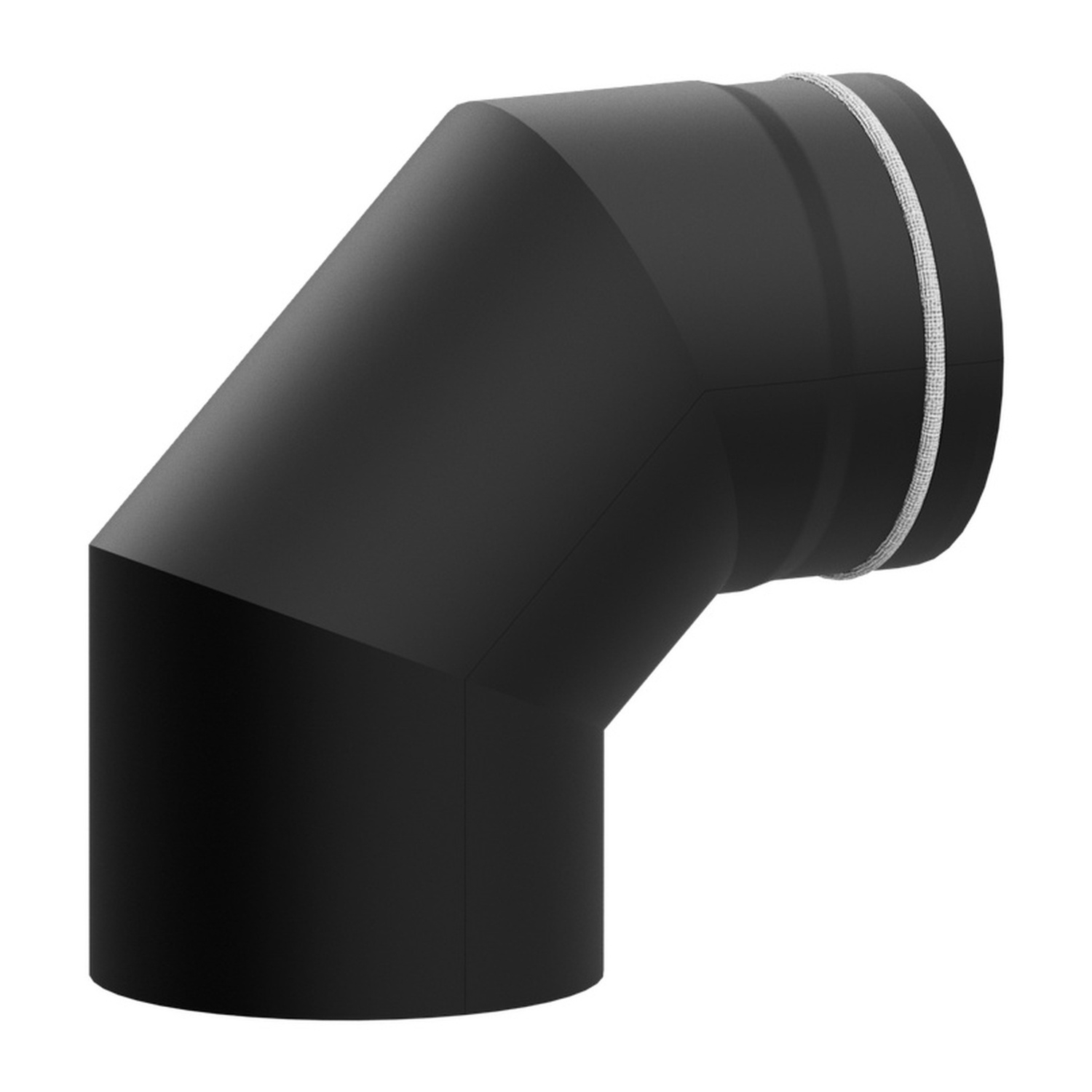 Raik Bogen LS diamètre 150/90° rétréci 3-pièces noir