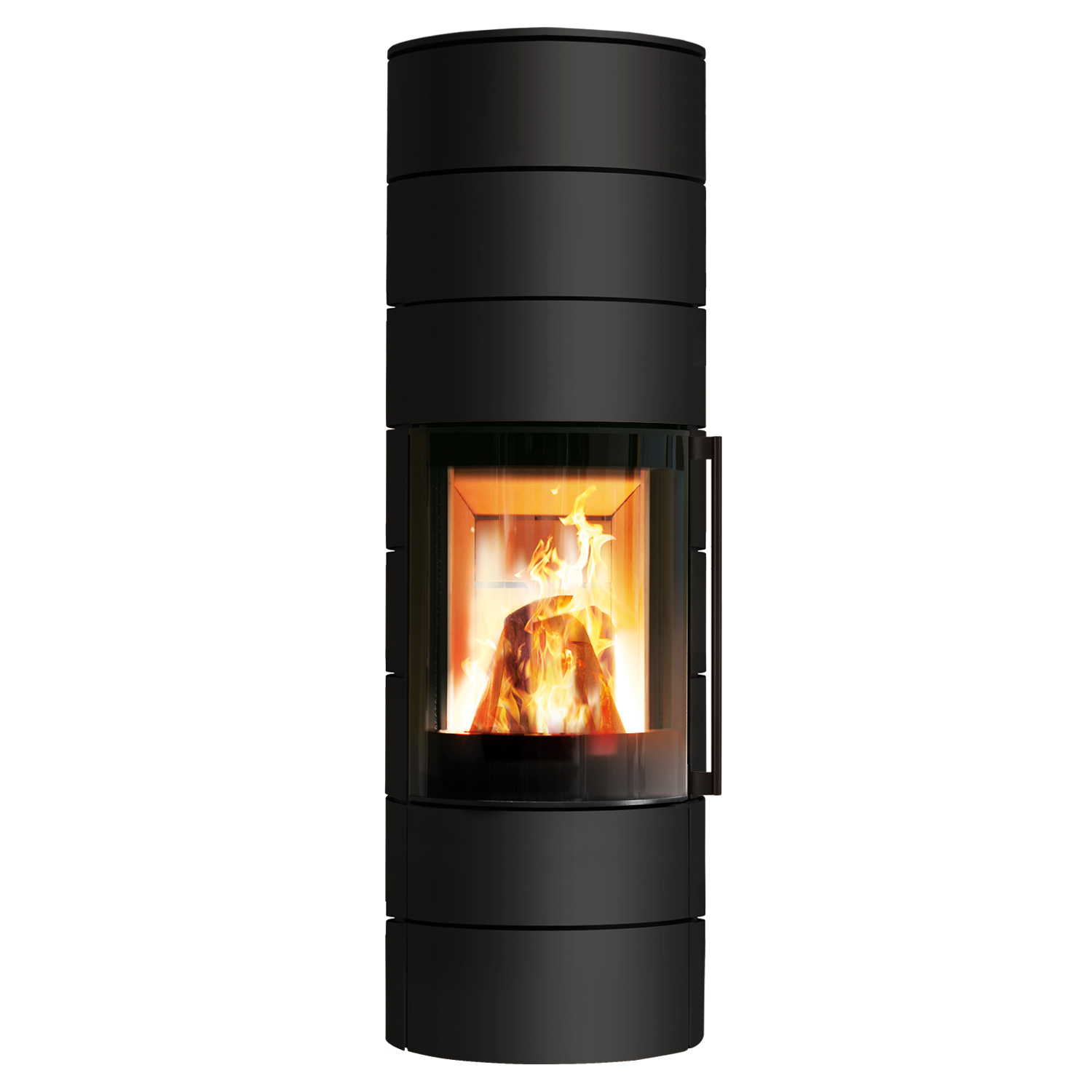 Spartherm ambiente a4 poêle à bois avec échangeur d'eau en acier Nero