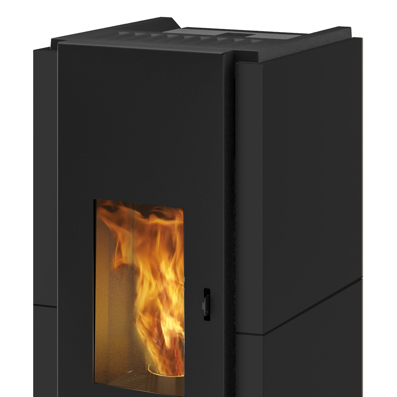 EK63 Zone 80 Evo Poêle à granulés acier noir