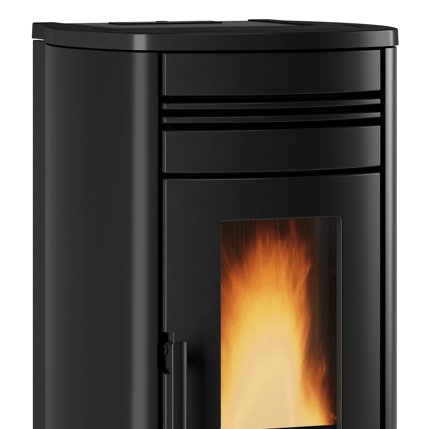 Extraflame Evolution Line Noris Lux poêle à granulés acier Majolique Tortora