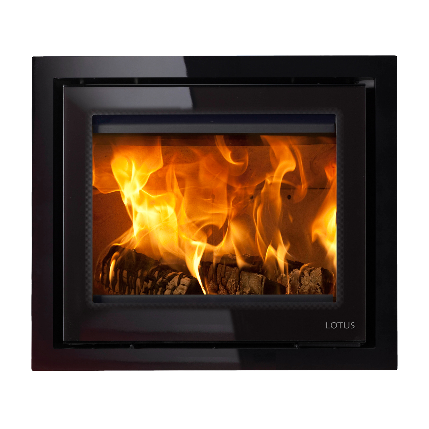 Lotus H570 Insert de cheminée Black Magic / Charnières à gauche Lotus H570 Insert de cheminée Black Magic / Charnières à gauche