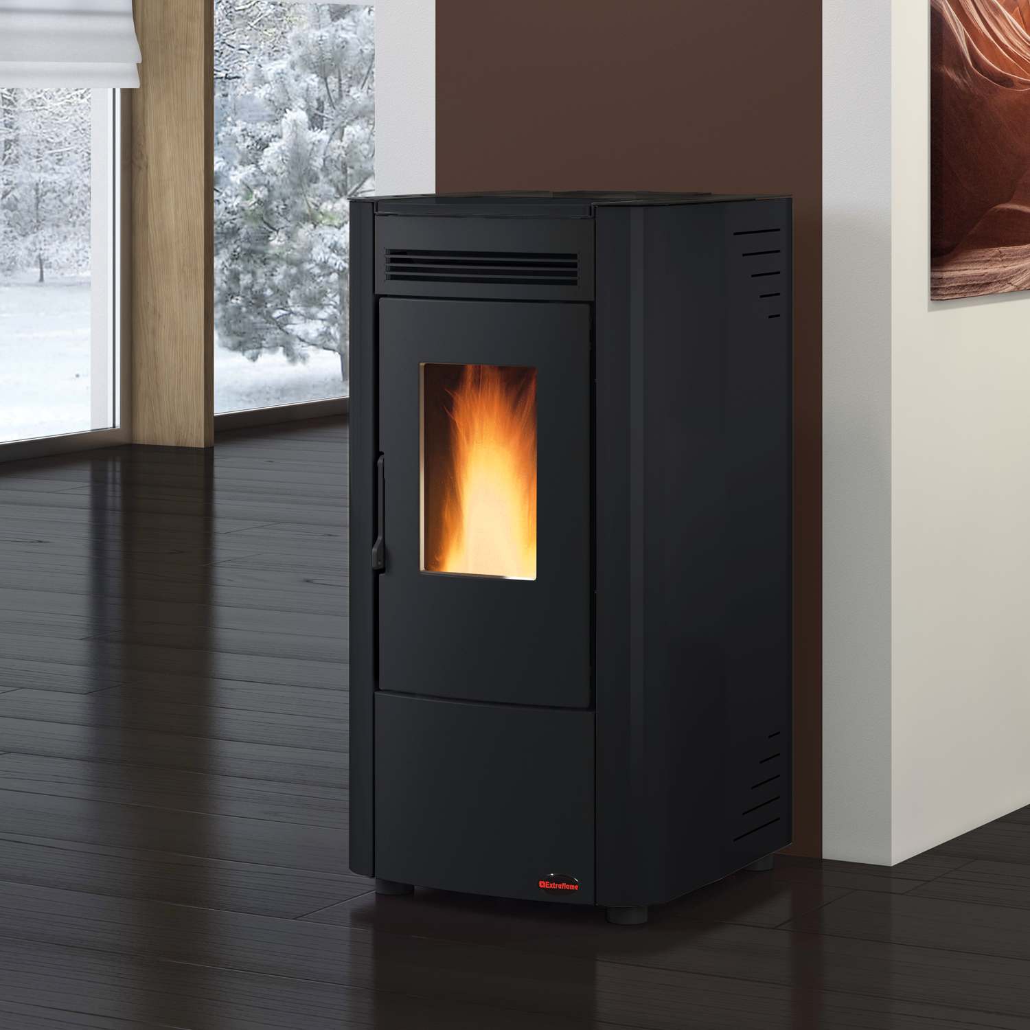 Extraflame Ketty EVO 2.0 Poêle à granulés Noir Extraflame Ketty EVO 2.0 Poêle à granulés Noir