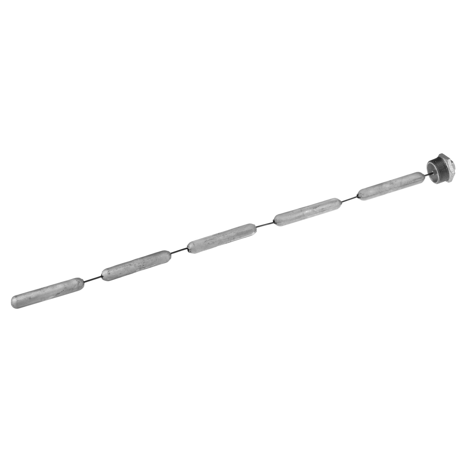 Anode à chaîne 800 mm, 1 1/2 pouce pour réservoirs d'eau sanitaire et réservoirs combinés Anode à chaîne 800 mm, 1 1/2 pouce pour réservoirs d'eau sanitaire et réservoirs combinés