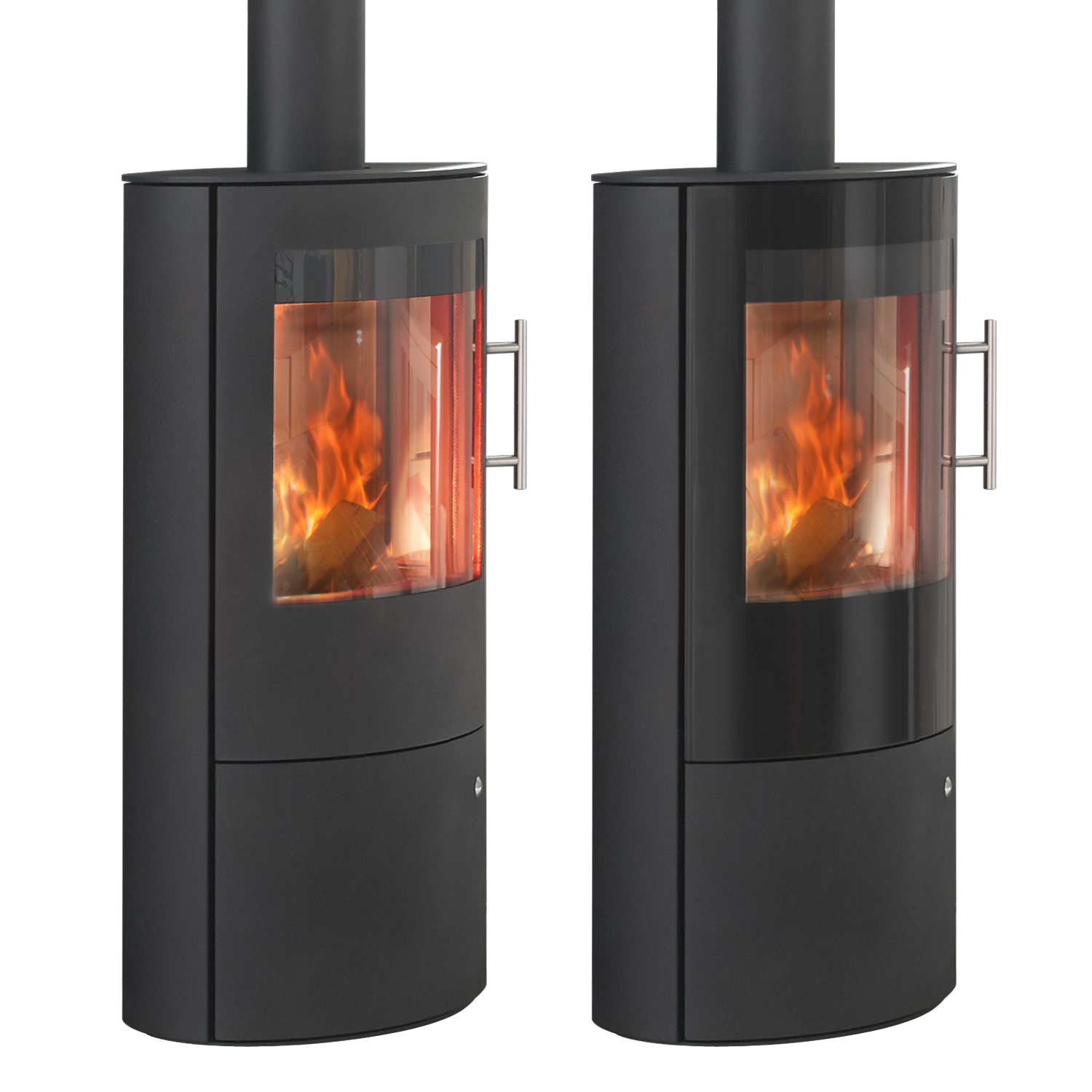 Poêle à bois Königshütte Draco M porte en acier