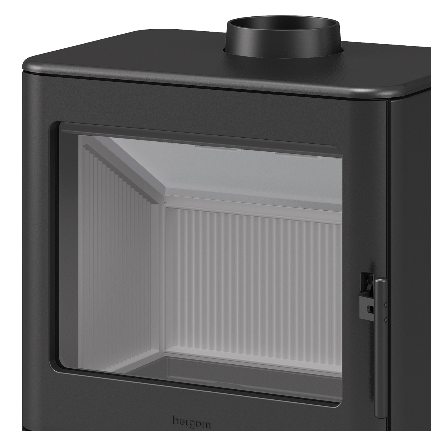 Poêle à bois Hergom E40 en fonte noire
