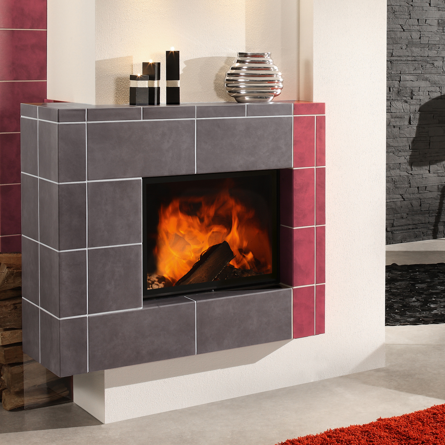 Spartherm Varia 1V-4S insert de cheminée 51 cm à droite