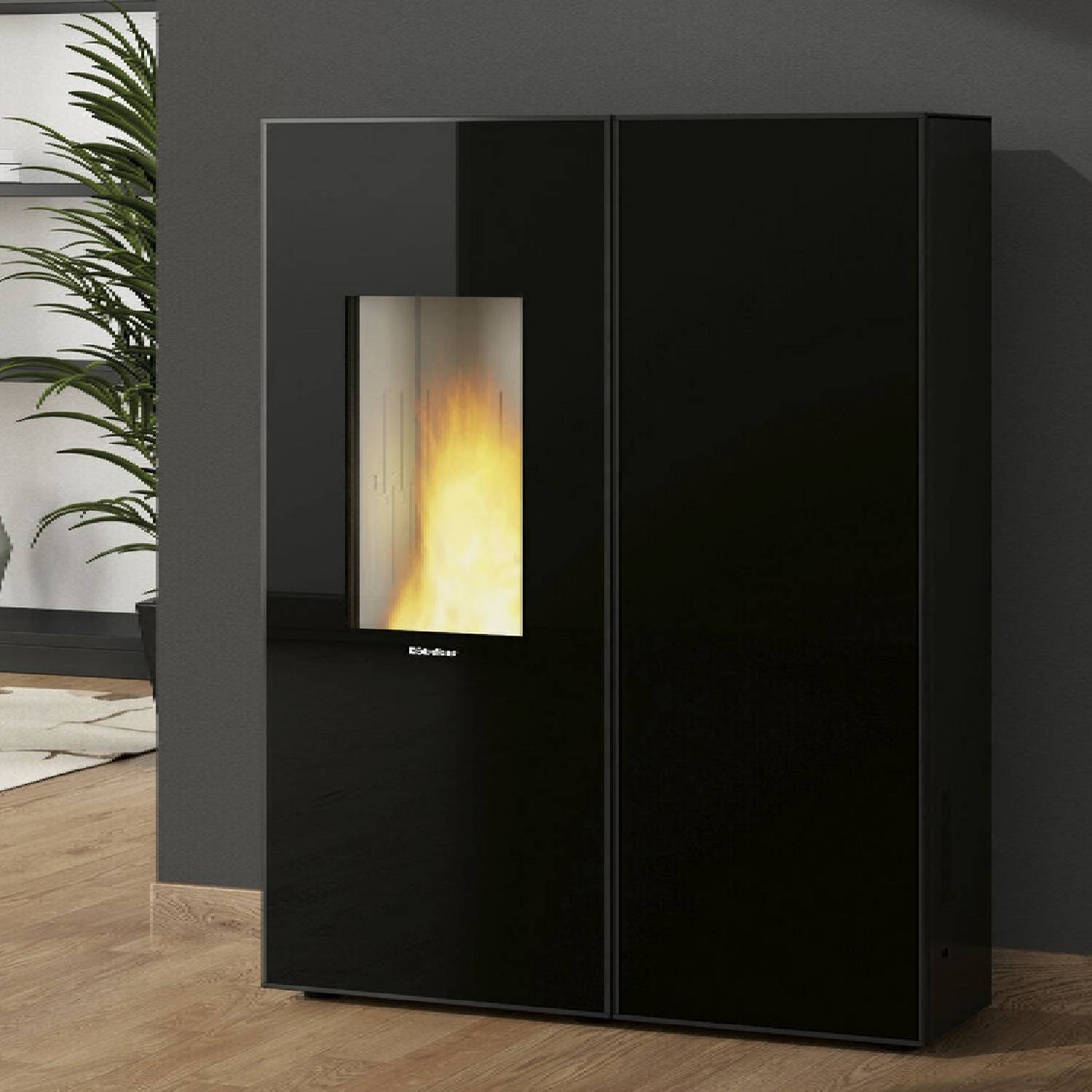 Extraflame SHARON PLUS CRYSTAL - noir poêle à granulés EVOLUTION LINE