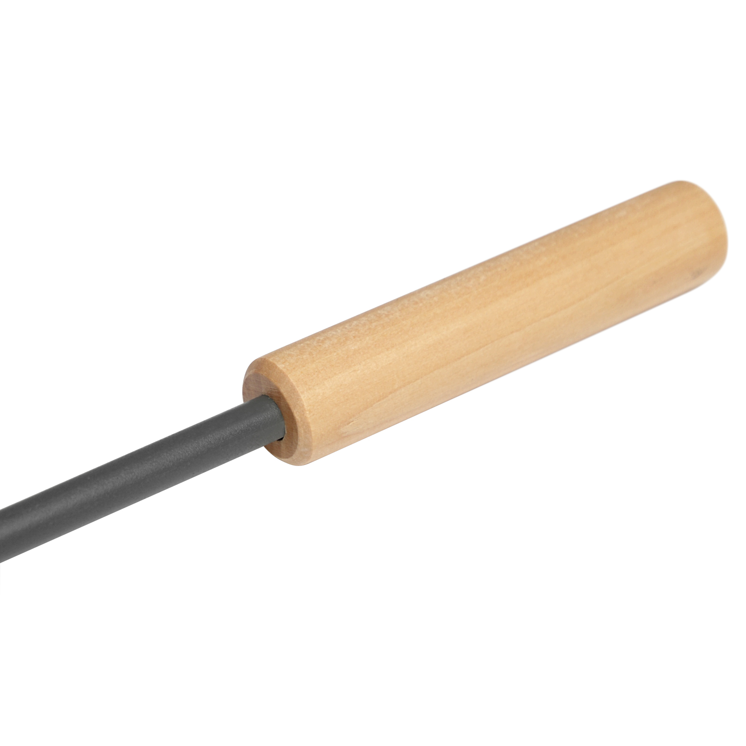 Raik Ensemble d'outils de cheminée Gustav, 3 pièces, anthracite, poignées en bois, 60 cm