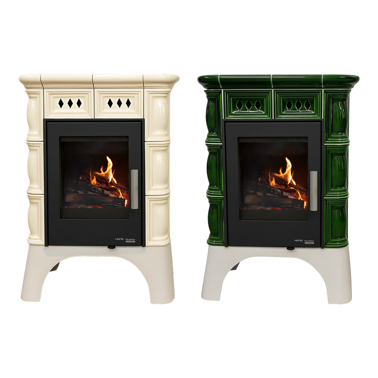 Haas+Sohn TREVISO III 246.37 poêle à bois perl-noir/ivoire