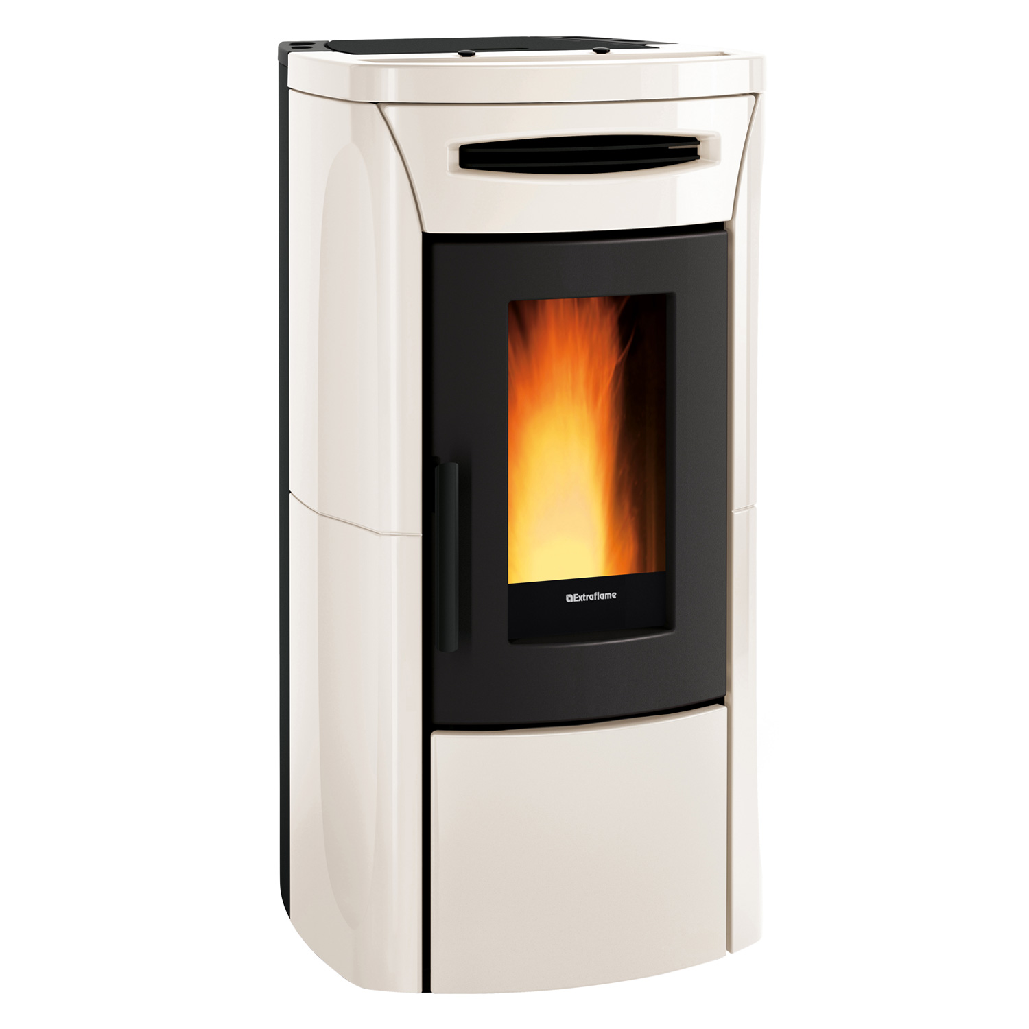 Extraflame Evolution Line Fiandra Idro EVO Poêle à granulés bouilleur Majolika Panna