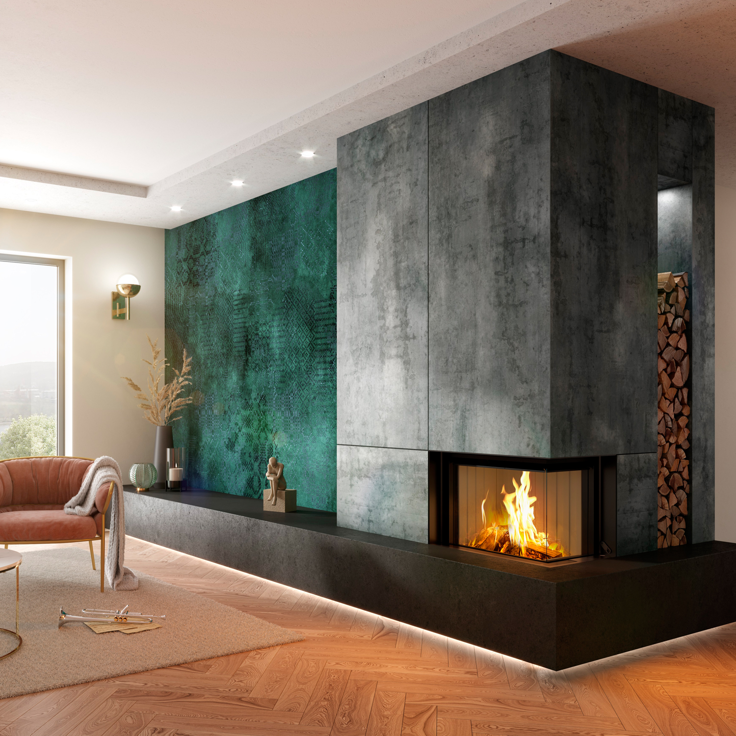 Spartherm Premium V-2R-68h Insert de cheminée RRA Ø 250 mm