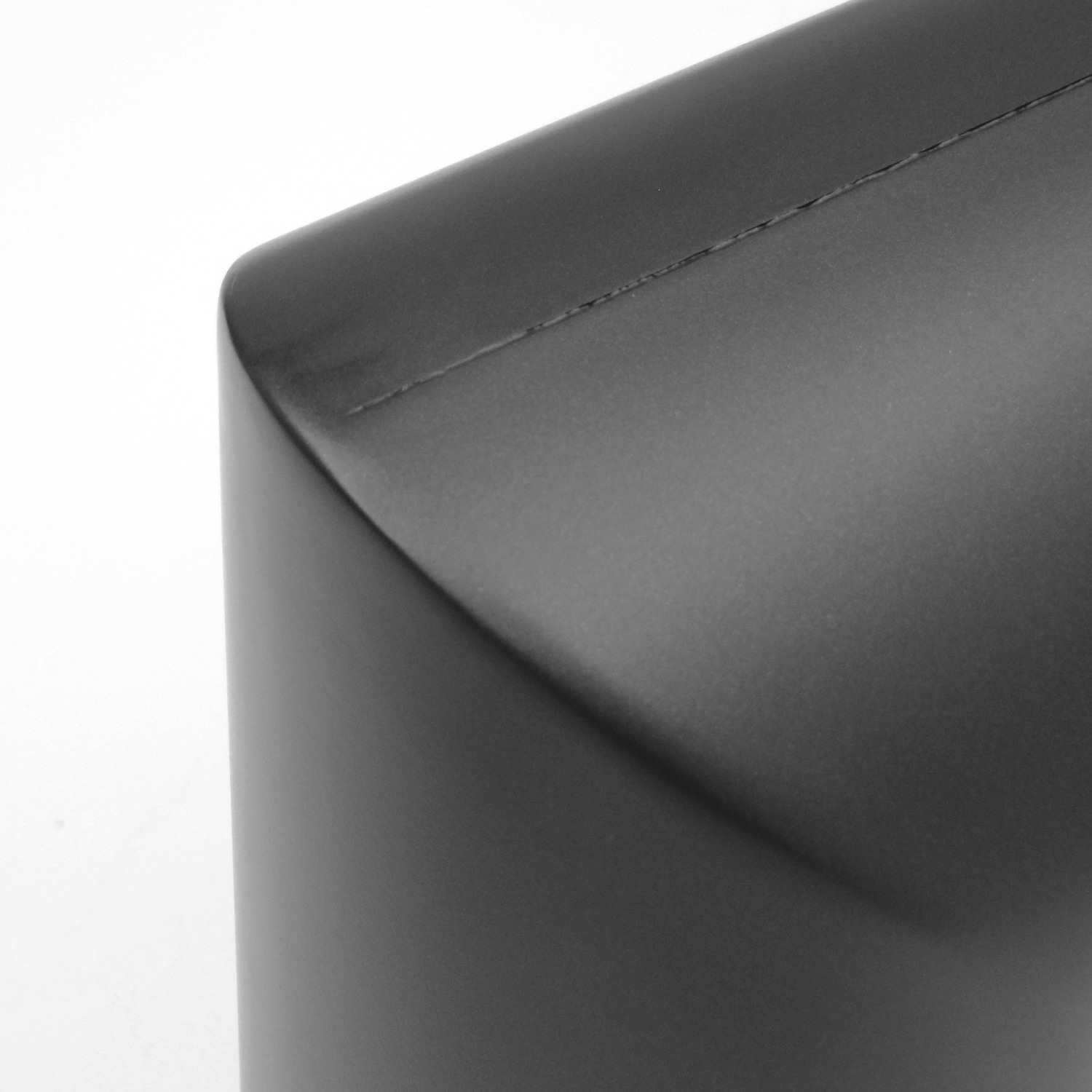 Coude de conduit de fumée / Tuyau de poêle 130mm - 90° en deux parties gris fonte
