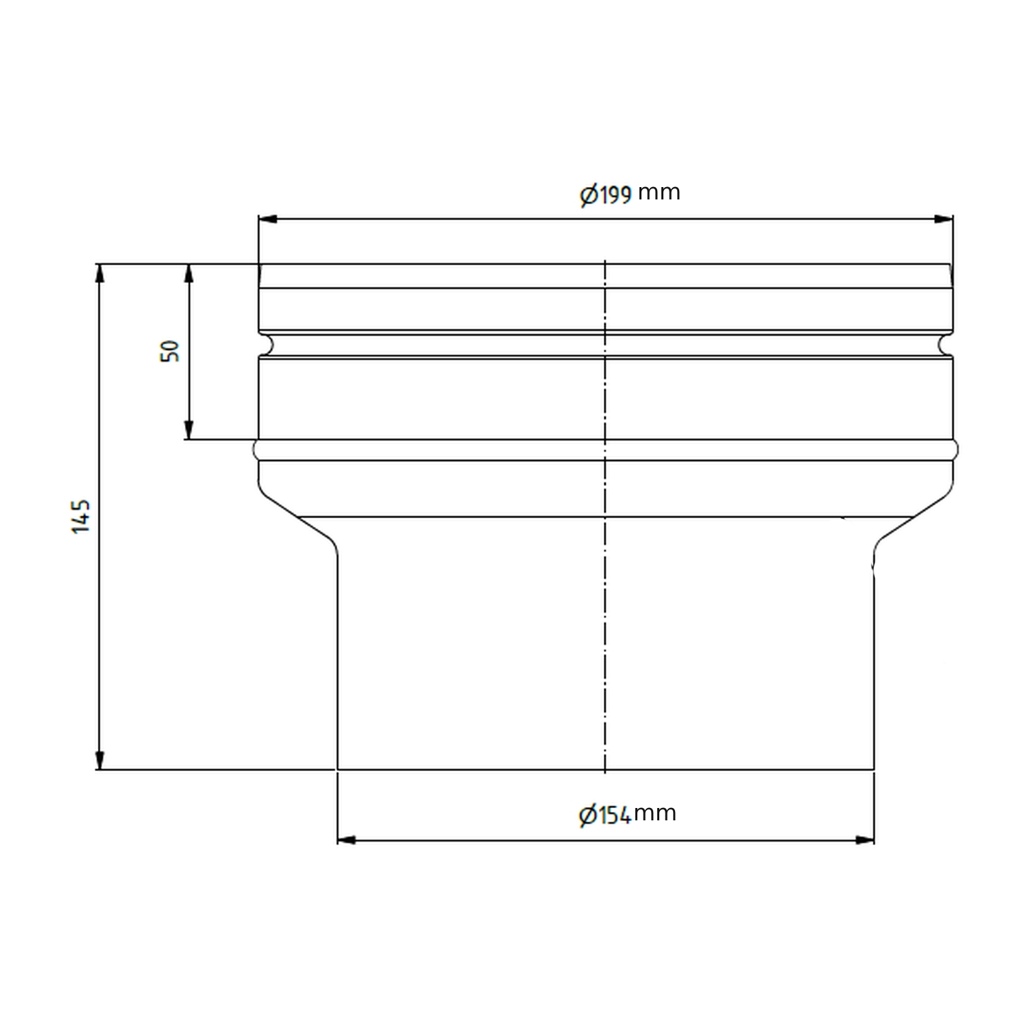 Raik extension LS diamètre 150