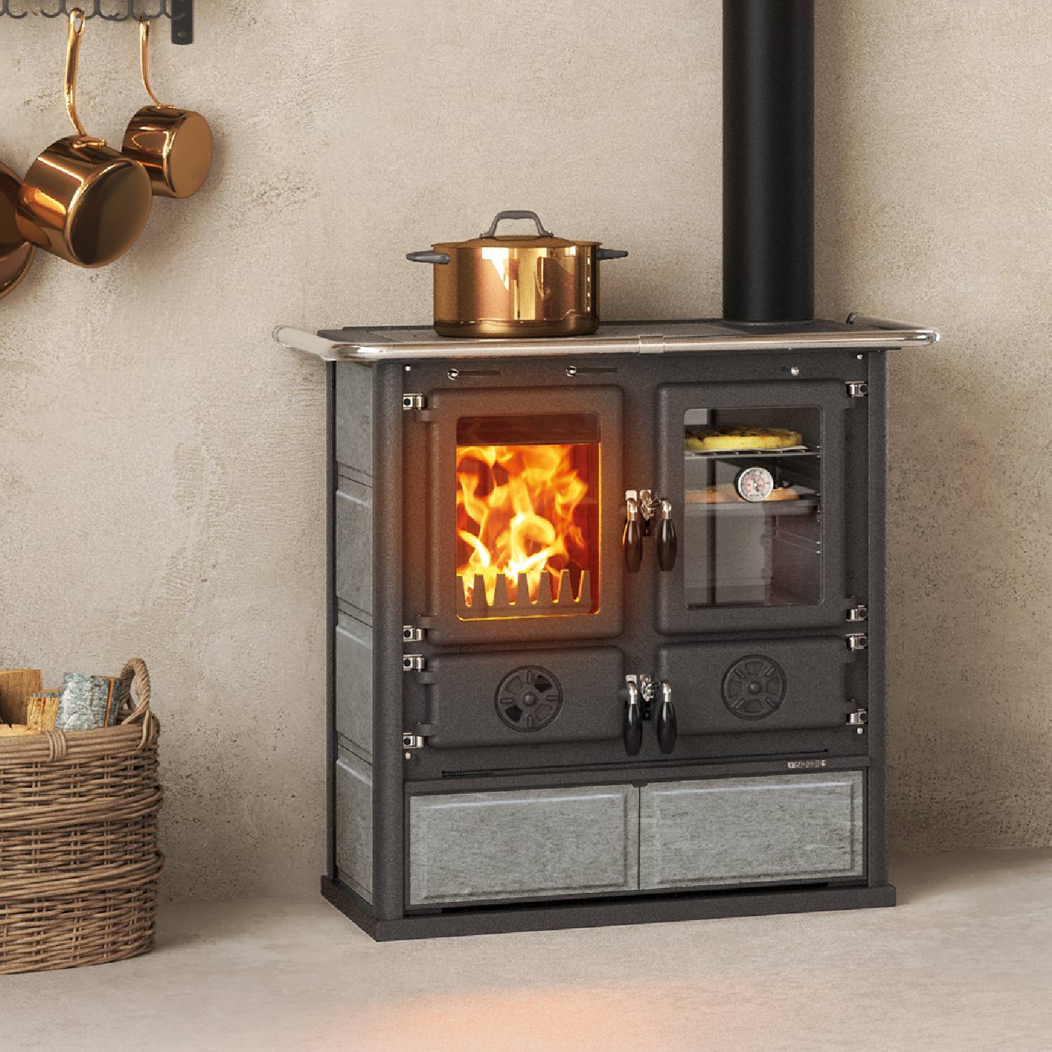 La Nordica Rosetta 5.0 Petra poêle de cuisine en pierre naturelle