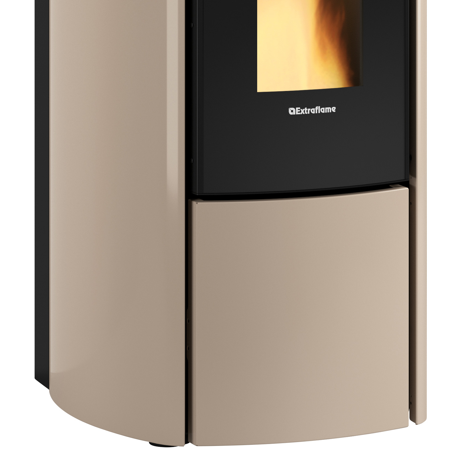 Extraflame Evolution Line Katia 9 poêle à granulés acier gris tourterelle