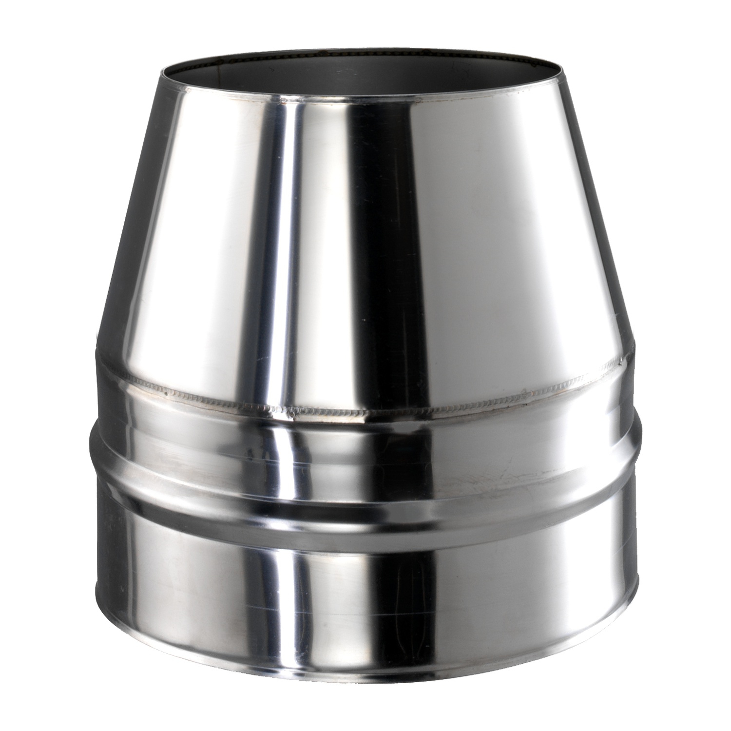 Schiedel ICS terminaison de conduit Ø130 mm double paroi brillante