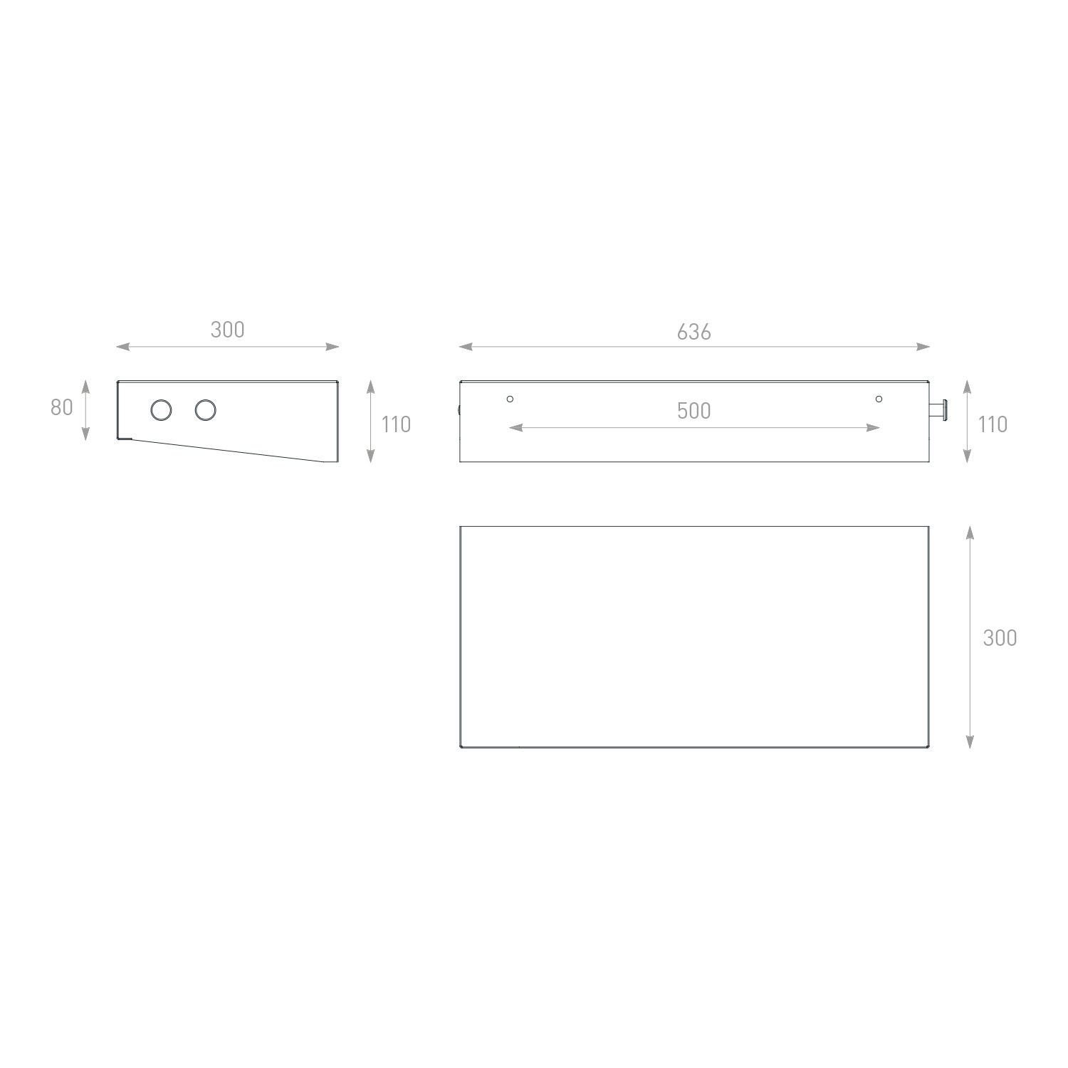 Étagères latérales Alfa pour sous-structure Brio et 5 Minuti