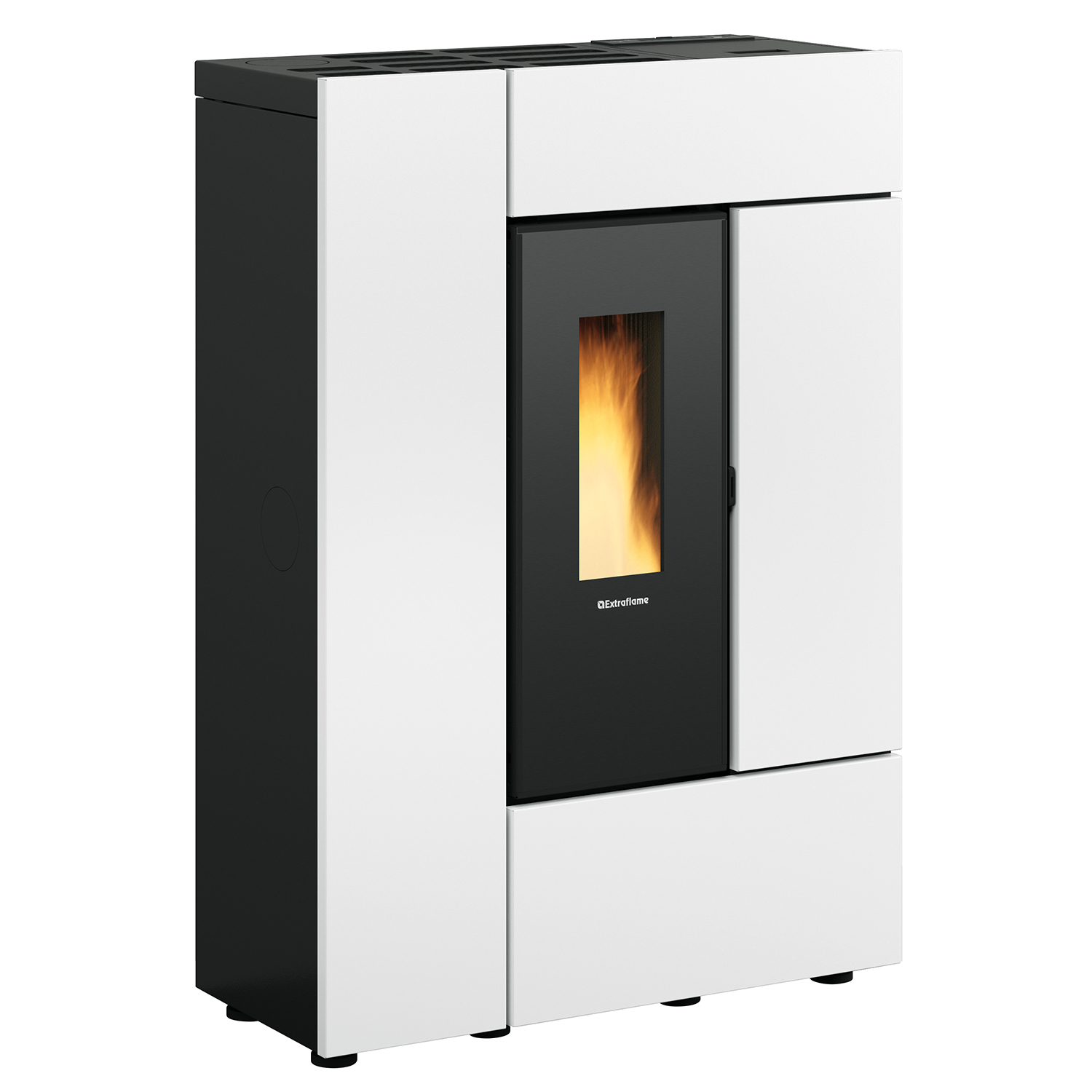 Extraflame Evolution Line Gabriella Plus poêle à granulés acier blanc