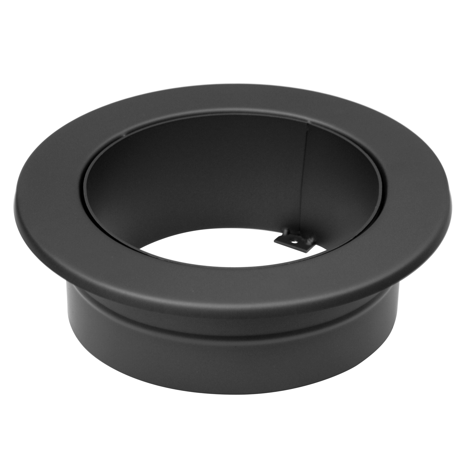 Raik Izoker Doublure murale double paroi 150mm noire double paroi avec rosette murale pour tuyau de fumée / conduit de fumée