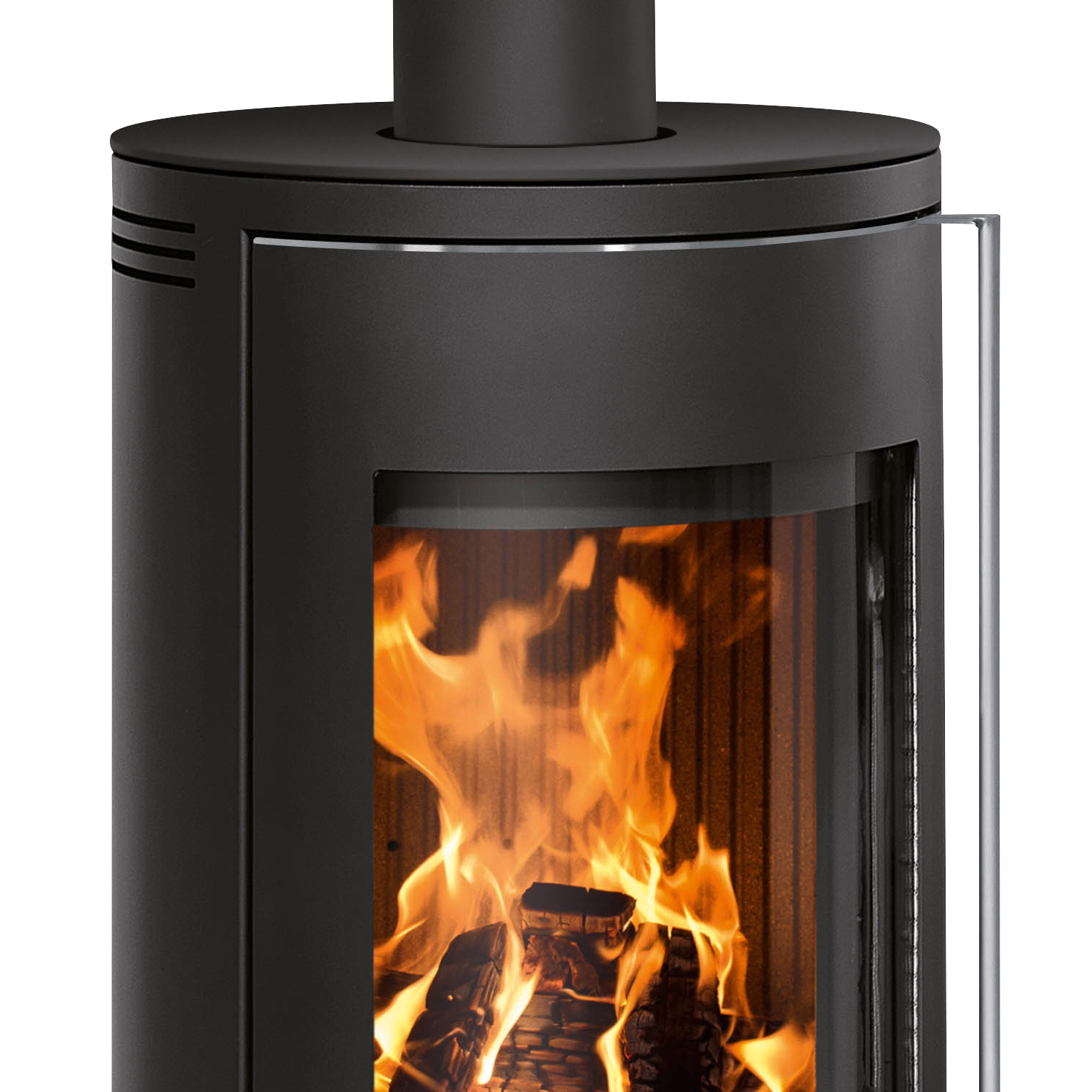 Justus Faro Top 2.0 Poêle à bois Acier Noir