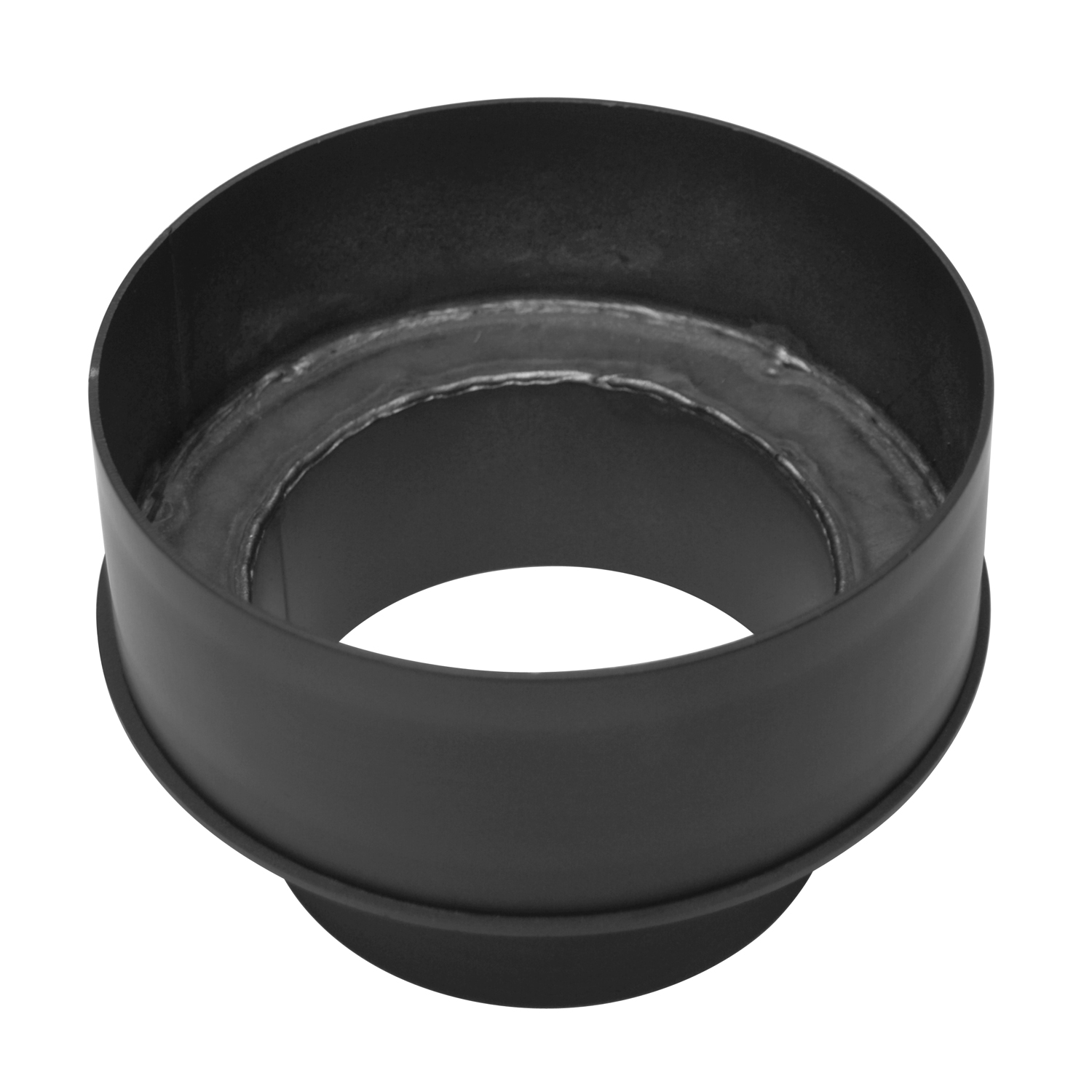 Extension de tuyau de poêle / conduit de fumée droite 150mm - 250mm noir