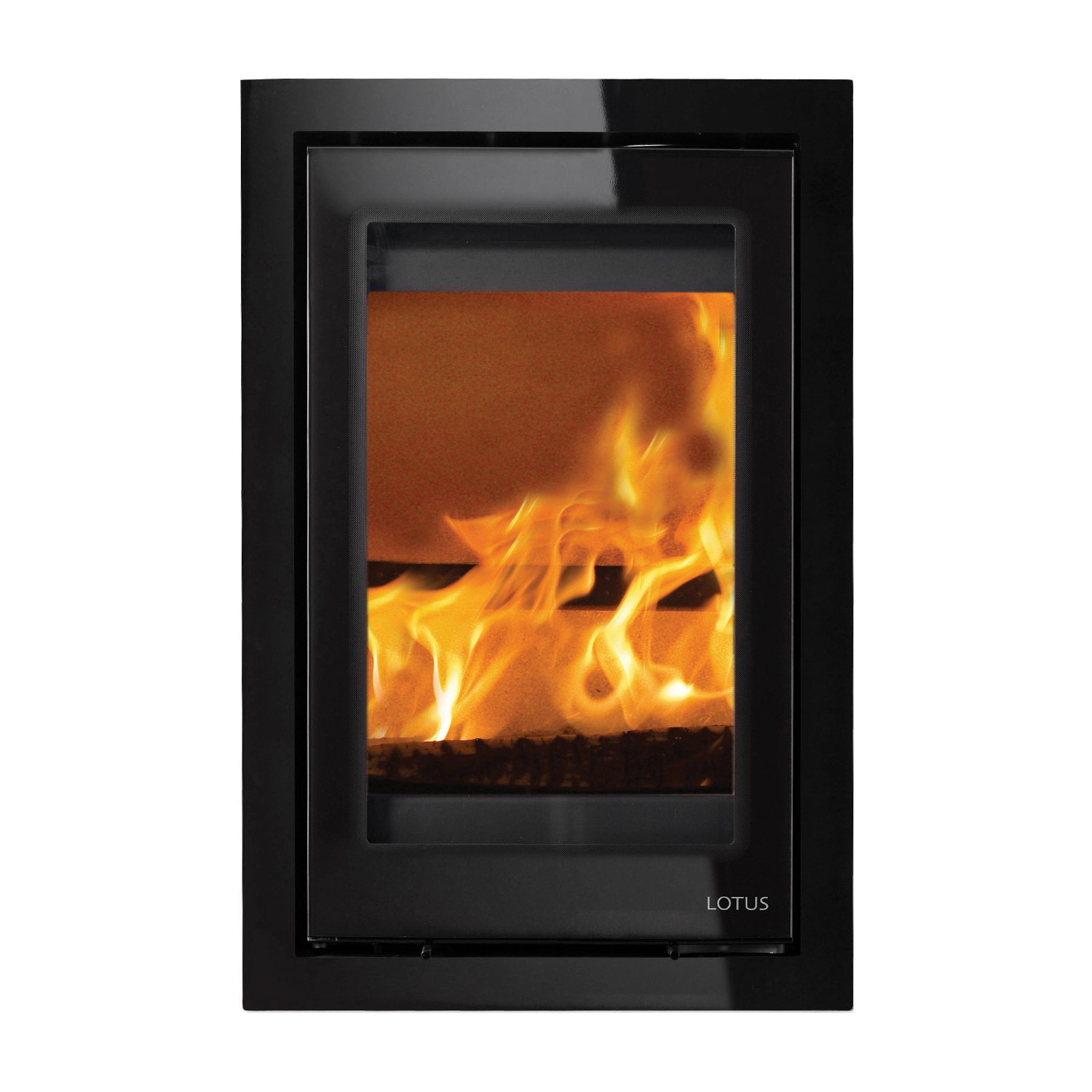 Lotus H700 Insert de cheminée Black Magic / Charnières à gauche Lotus H700 Insert de cheminée Black Magic / Charnières à gauche