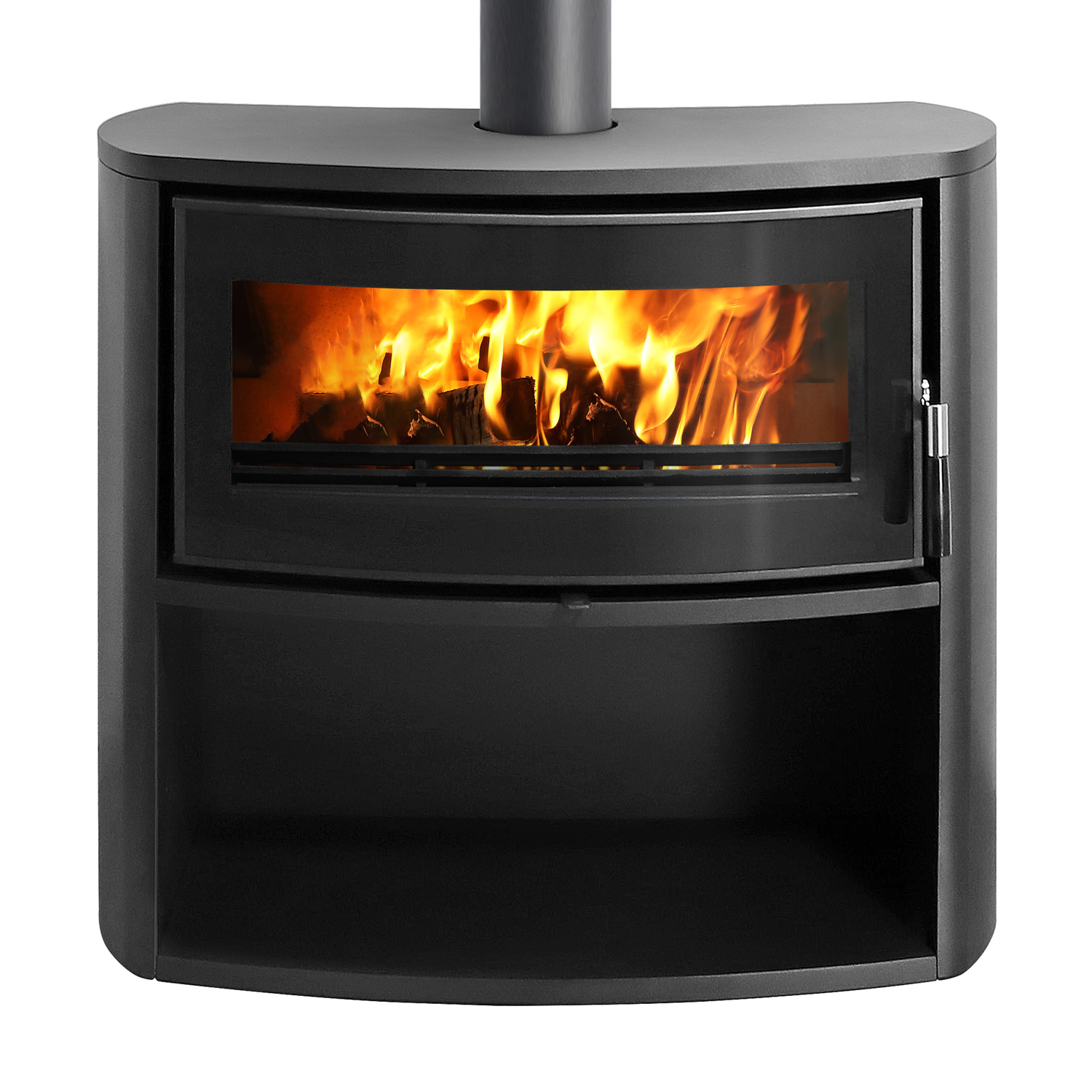 Poêle à bois Precise Drago DS08C en acier anthracite