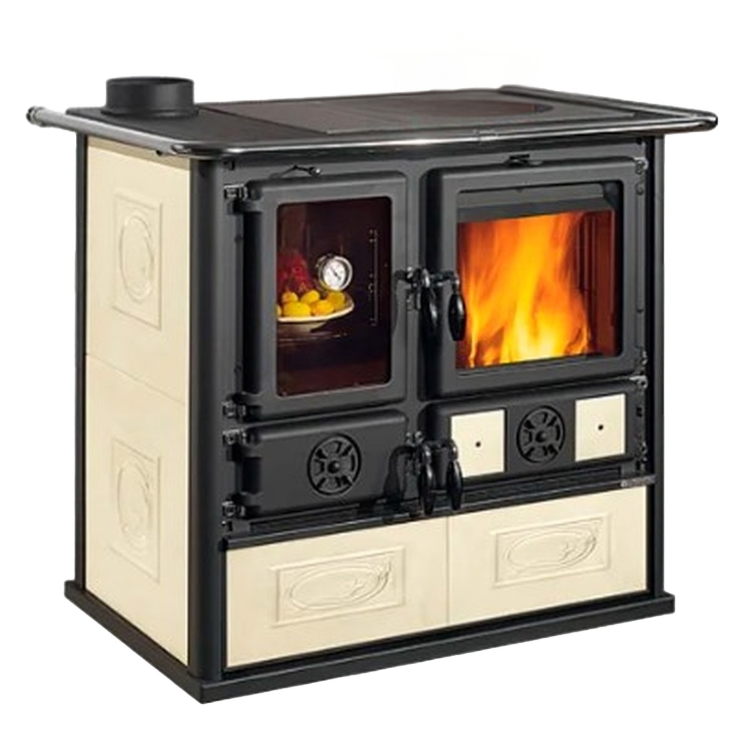 La Nordica ROSA SX REVERSE.16 Céramique - Panna cuisinière à bois