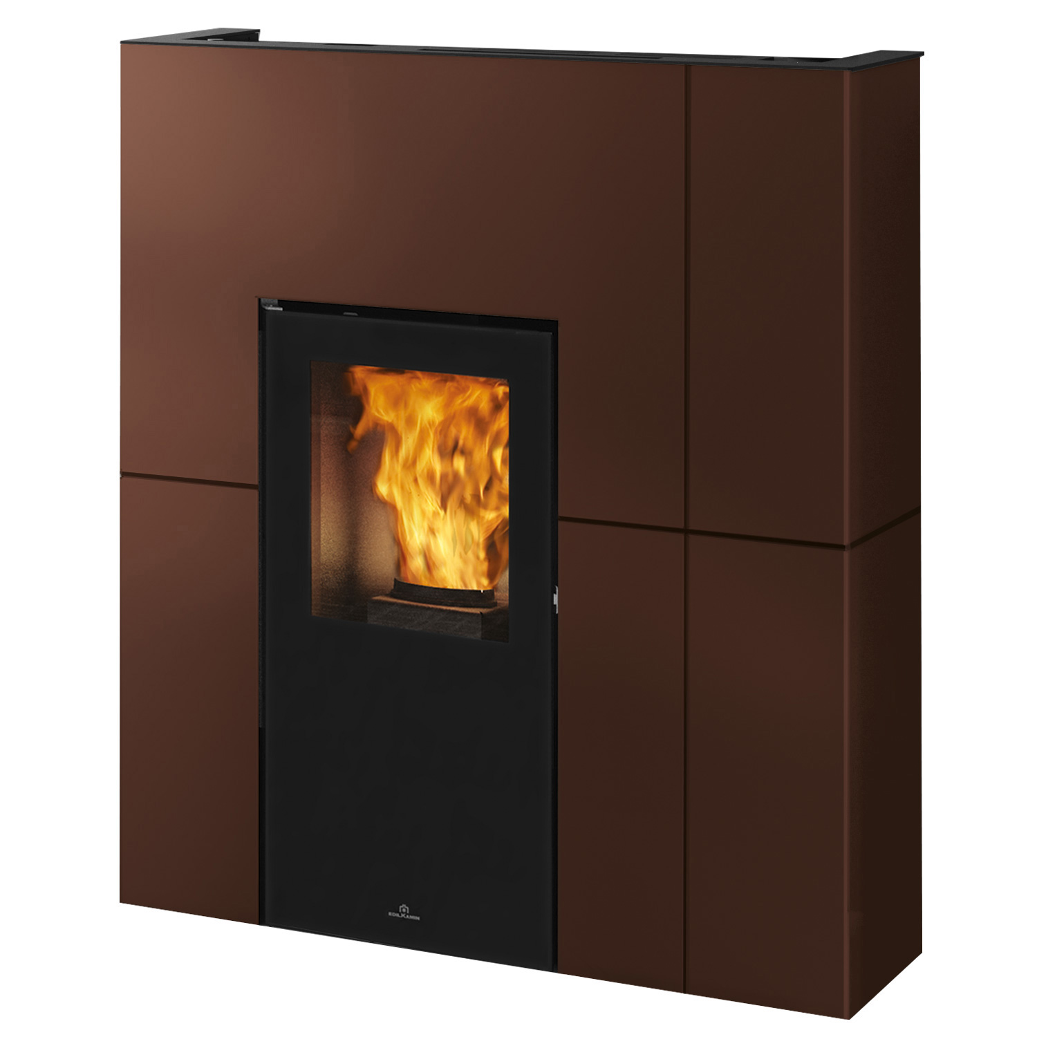 Edilkamin Blade H 15 Evo poêle à granulés bouilleur acier bronze