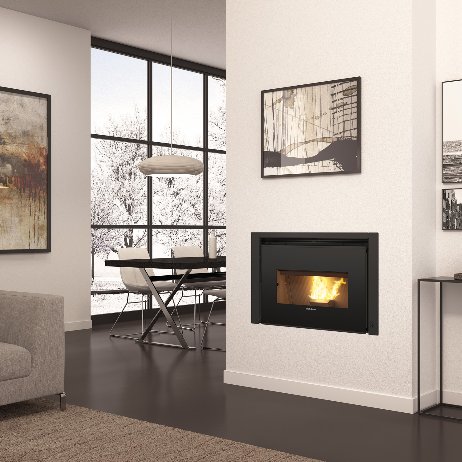 Extraflame COMFORT P85 insert à granulés