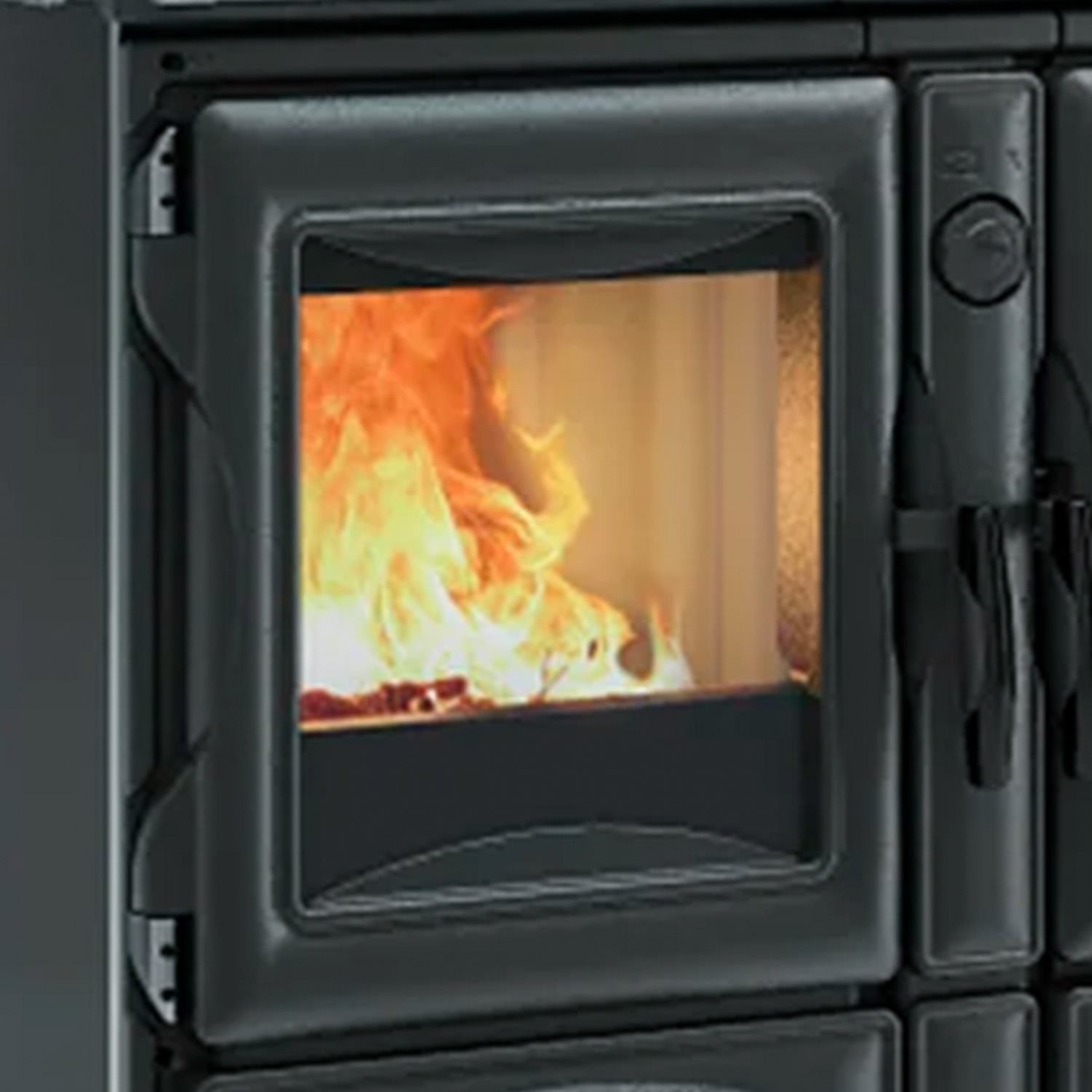 La Nordica Prestige Line Alaska 16 cuisinière à bois noir vitré