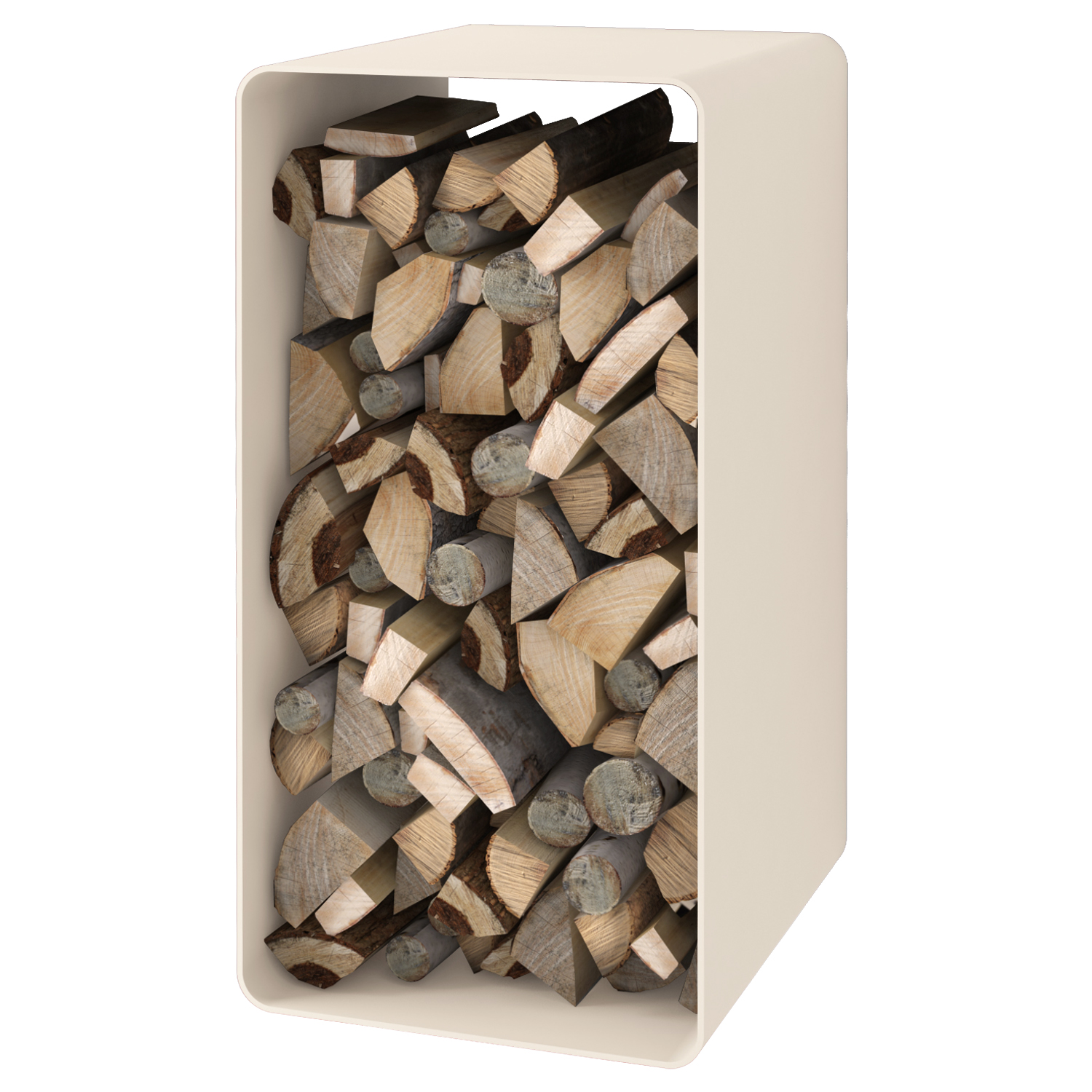 HS Flamingo Deluxe 1 Étagère en Bois Crème