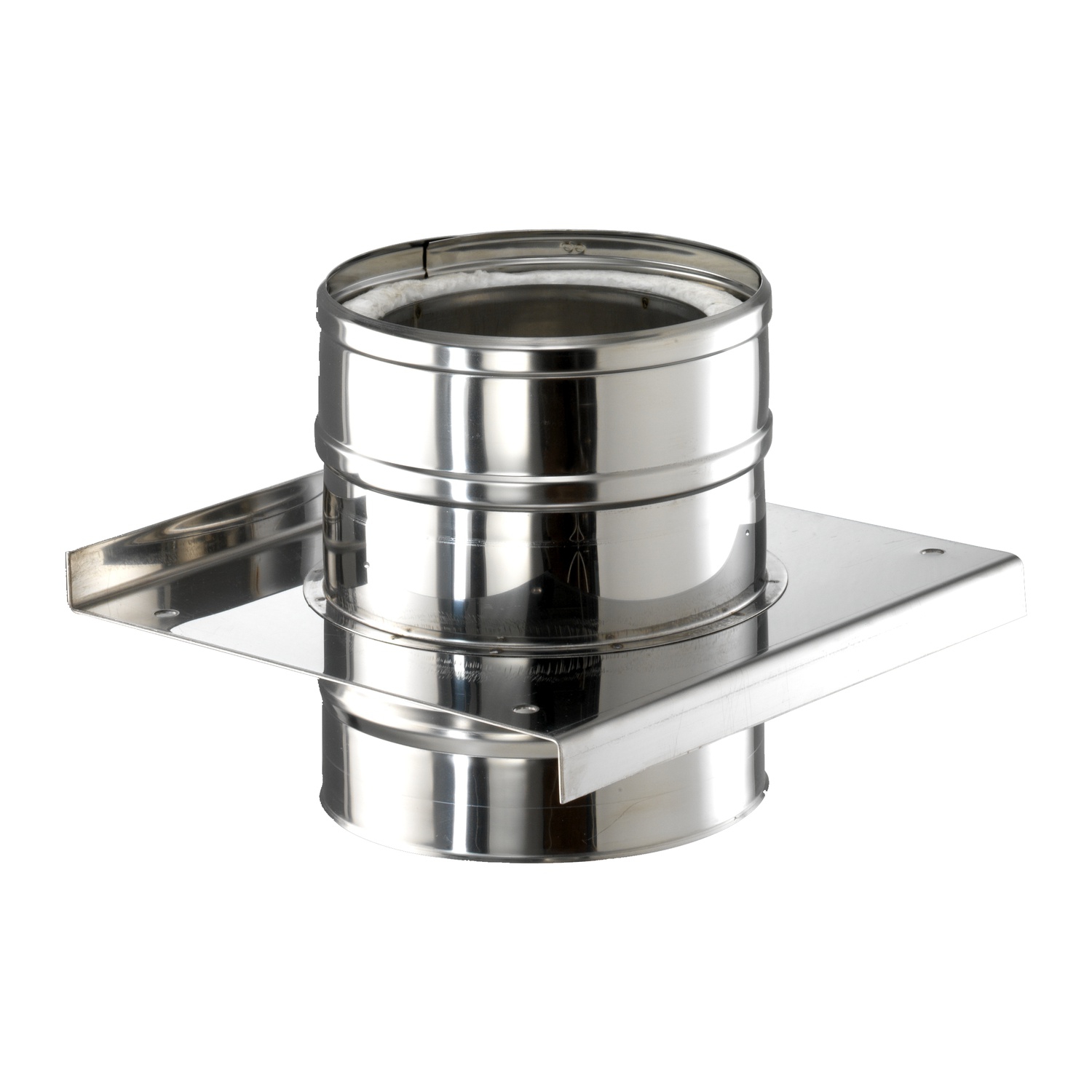 Schiedel ICS support intermédiaire Ø200 mm double paroi brillant