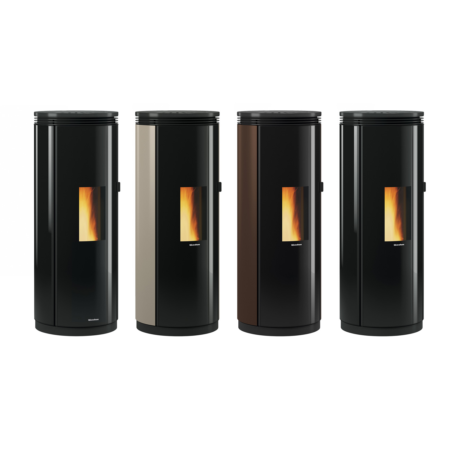 Extraflame Evolution Line Pamela poêle à granulés acier Tortora