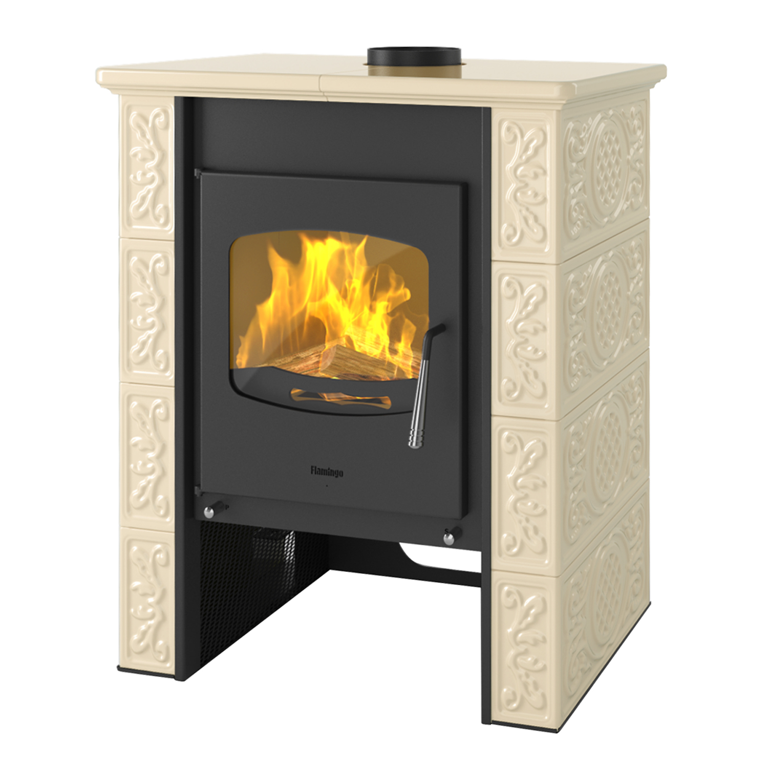 Poêle à bois HS Flamingo Bali Crème