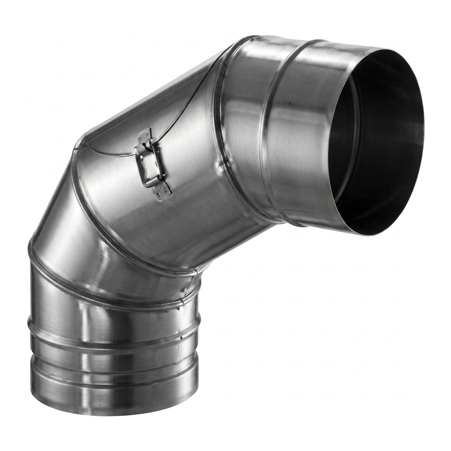 Schiedel Coude PPL 0-90° orientable 1,0 pour PPL Ø 150 mm avec ouverture de révision pour combustibles solides