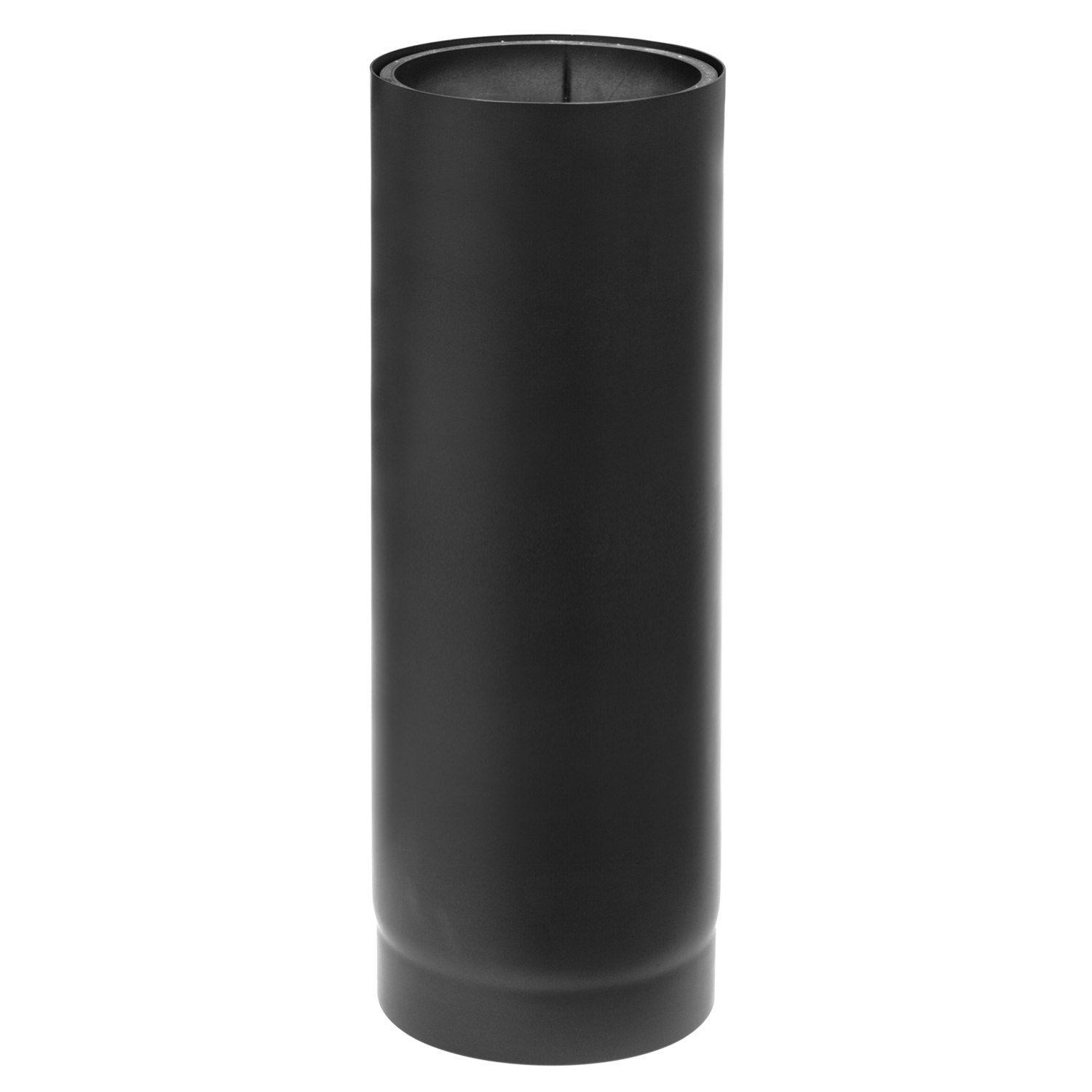 Raik Izoker élément de longueur 150mm noir double paroi L: 500mm pour tuyau de fumée / conduit de fumée