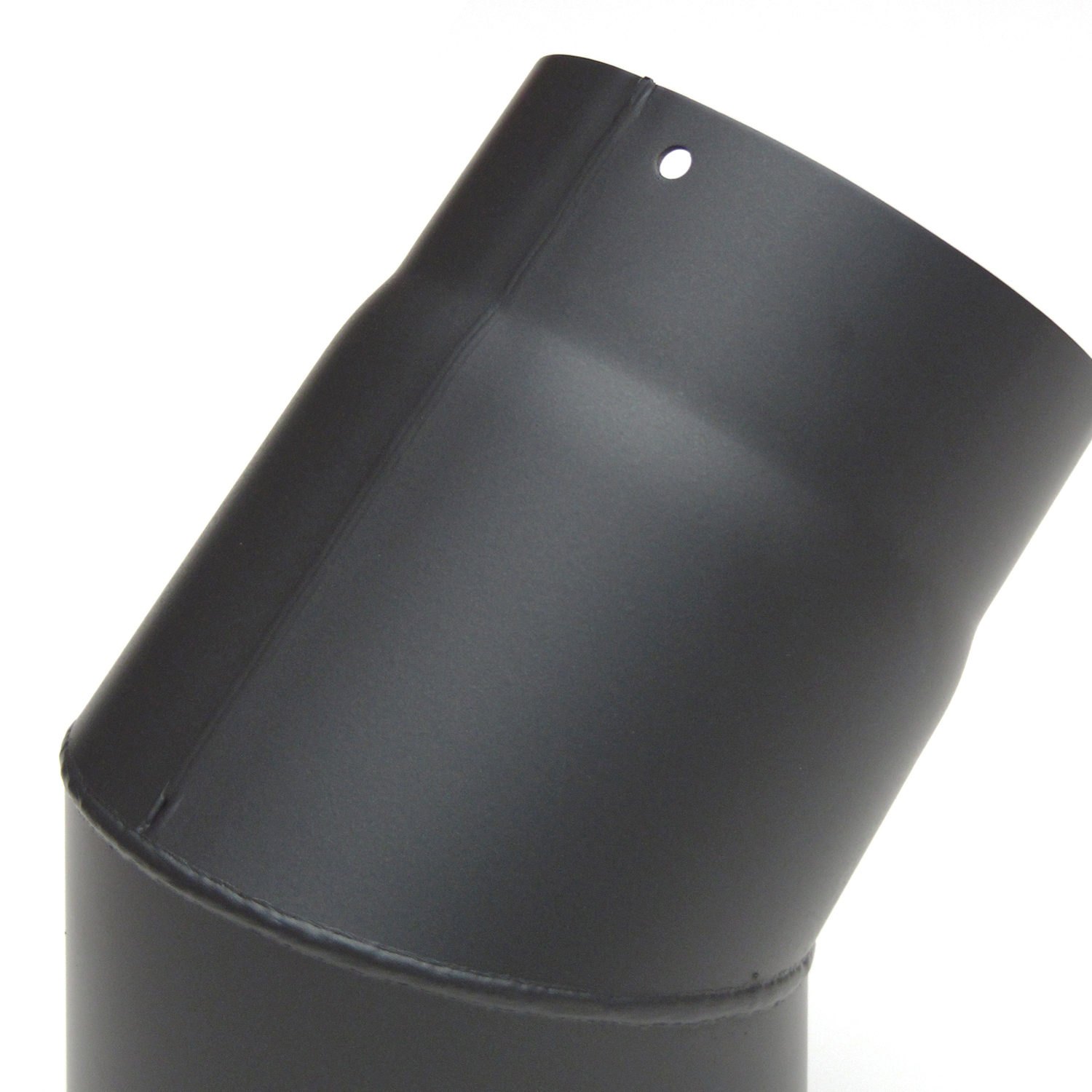 Coude de conduit de fumée / Tuyau de poêle 160mm - 45° gris fonte