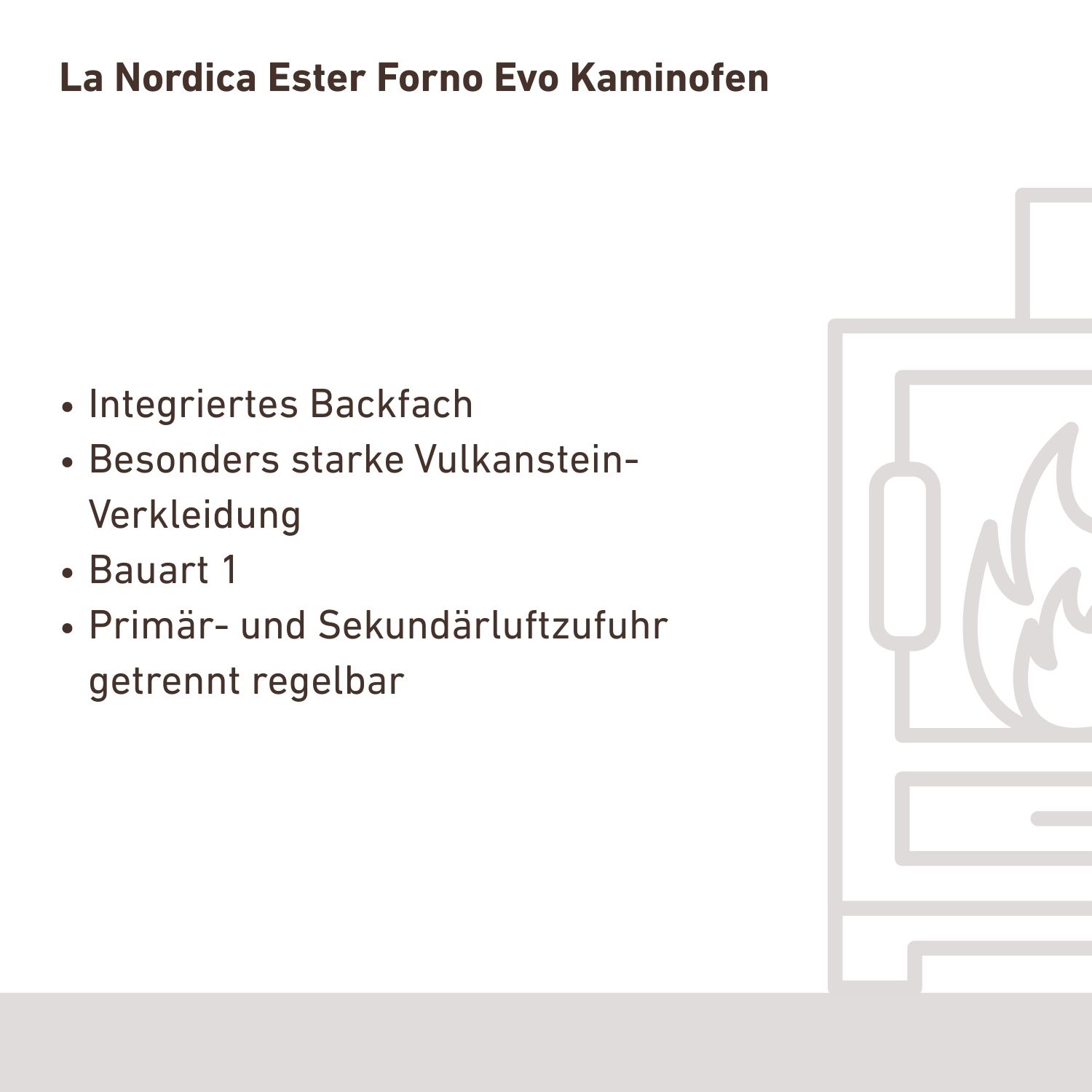 La Nordica Ester Forno Evo Poêle à bois Vulcano
