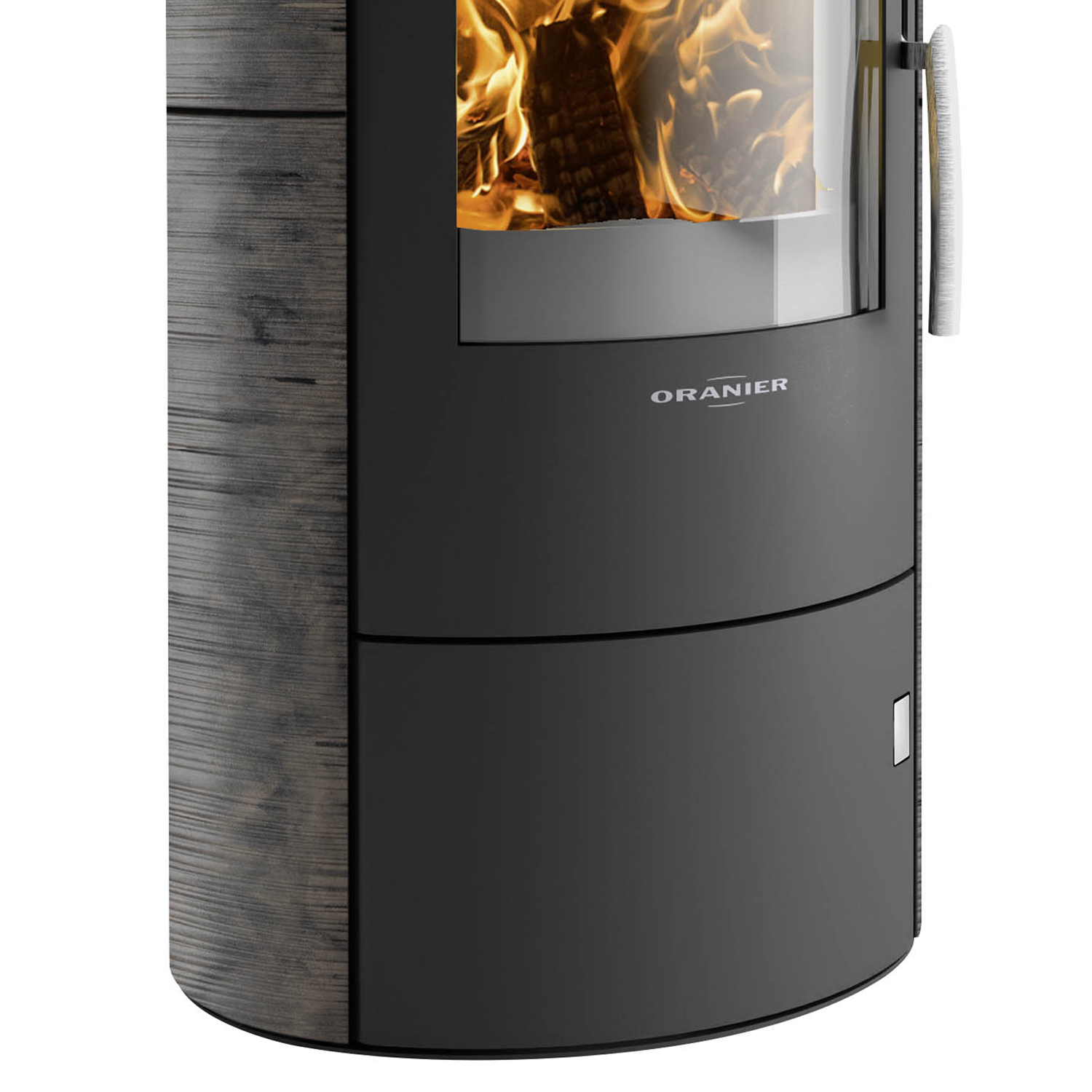 Oranier Polar 7 2.0 Poêle à bois Acier Noir / Céramique Namib
