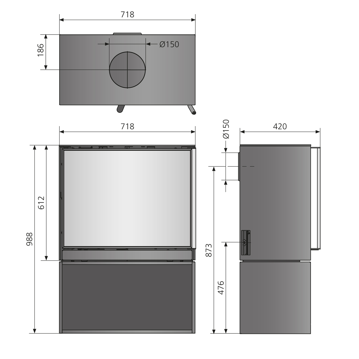 Justus boîte pour diapositives et Oranier Ziva Justus boîte pour diapositives et Oranier Ziva