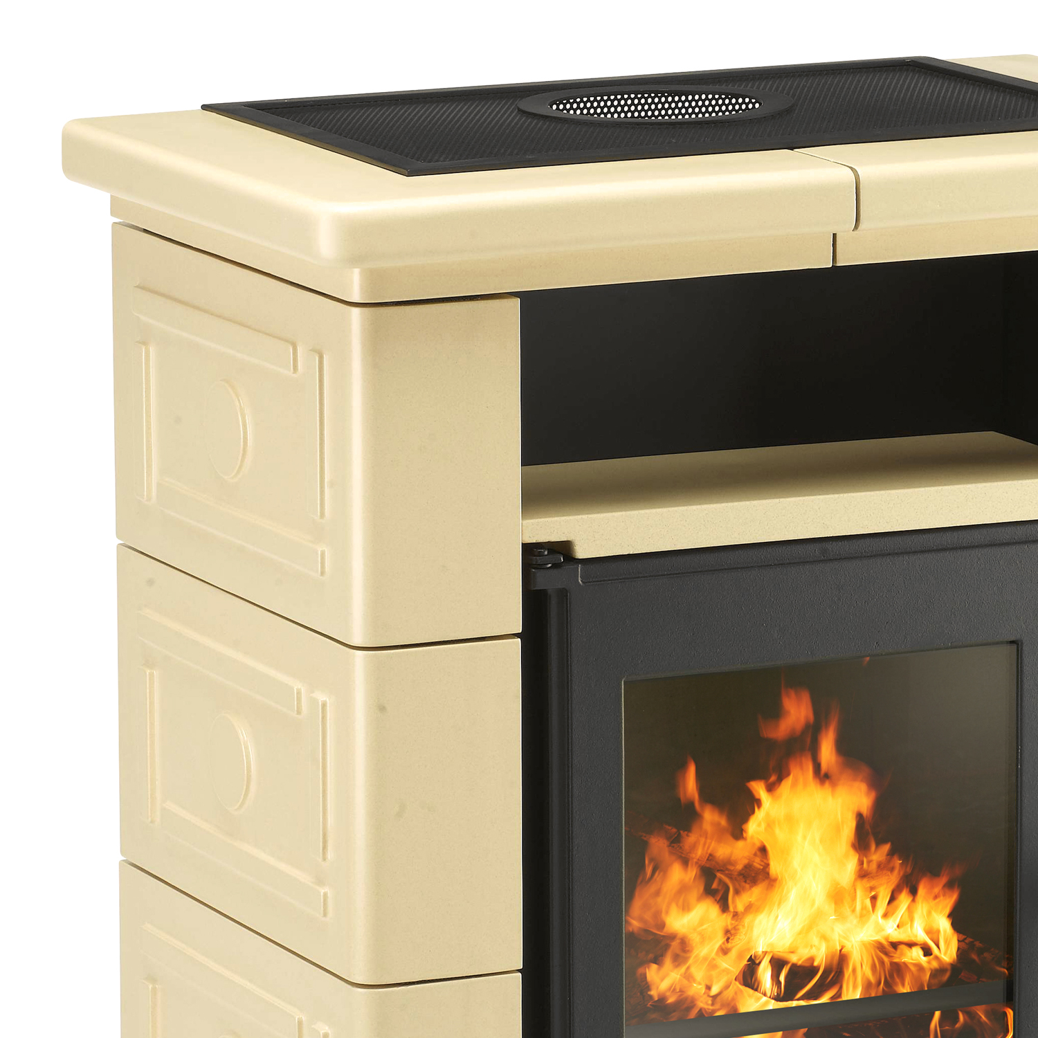 Wamsler Montafon S poêle à bois céramique beige