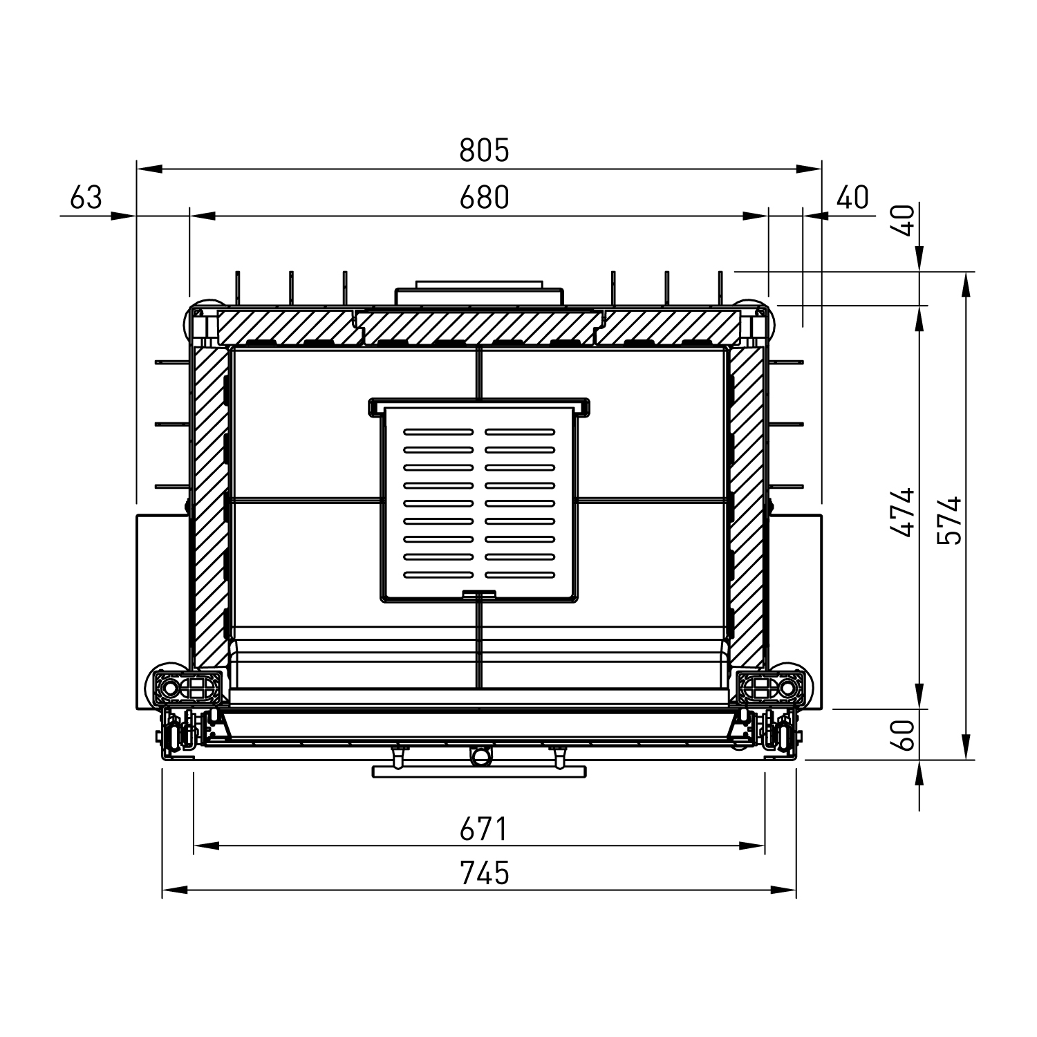 Spartherm Varia 1Vh-4S RLU insert de cheminée 51 cm