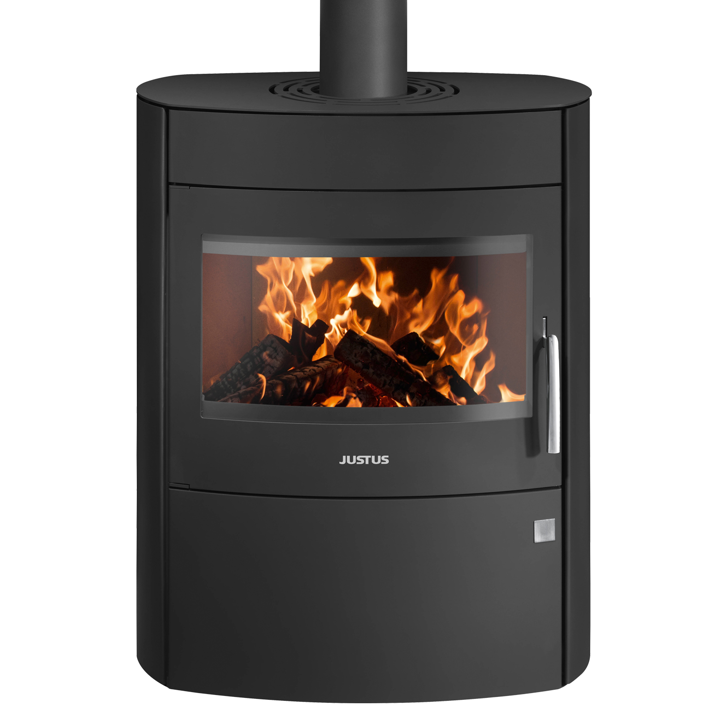 Justus Agero 2.0 Poêle à bois Acier Noir