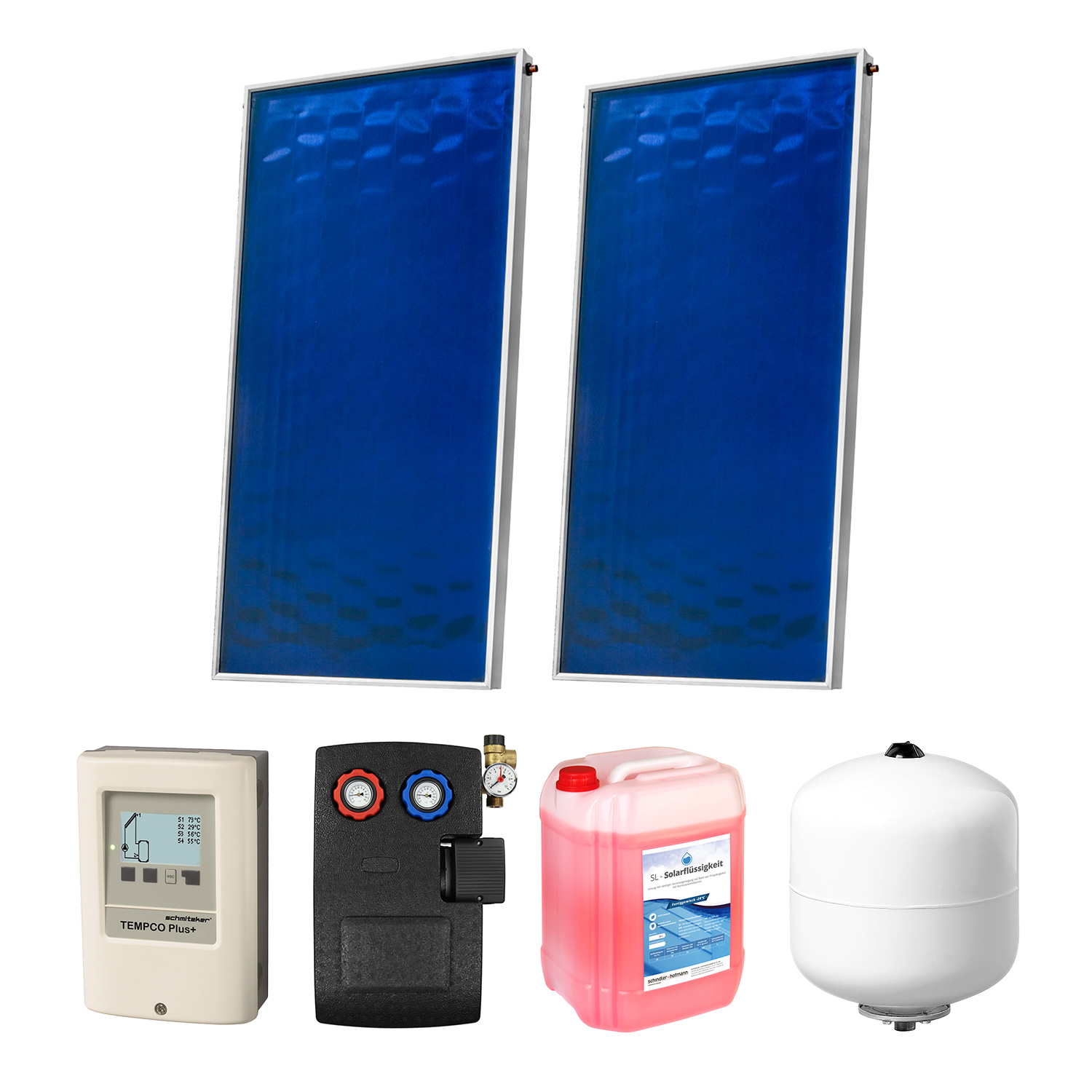 4 m² Ensol kit de capteur solaire plat 1 4 m² Ensol kit de capteur solaire plat 1