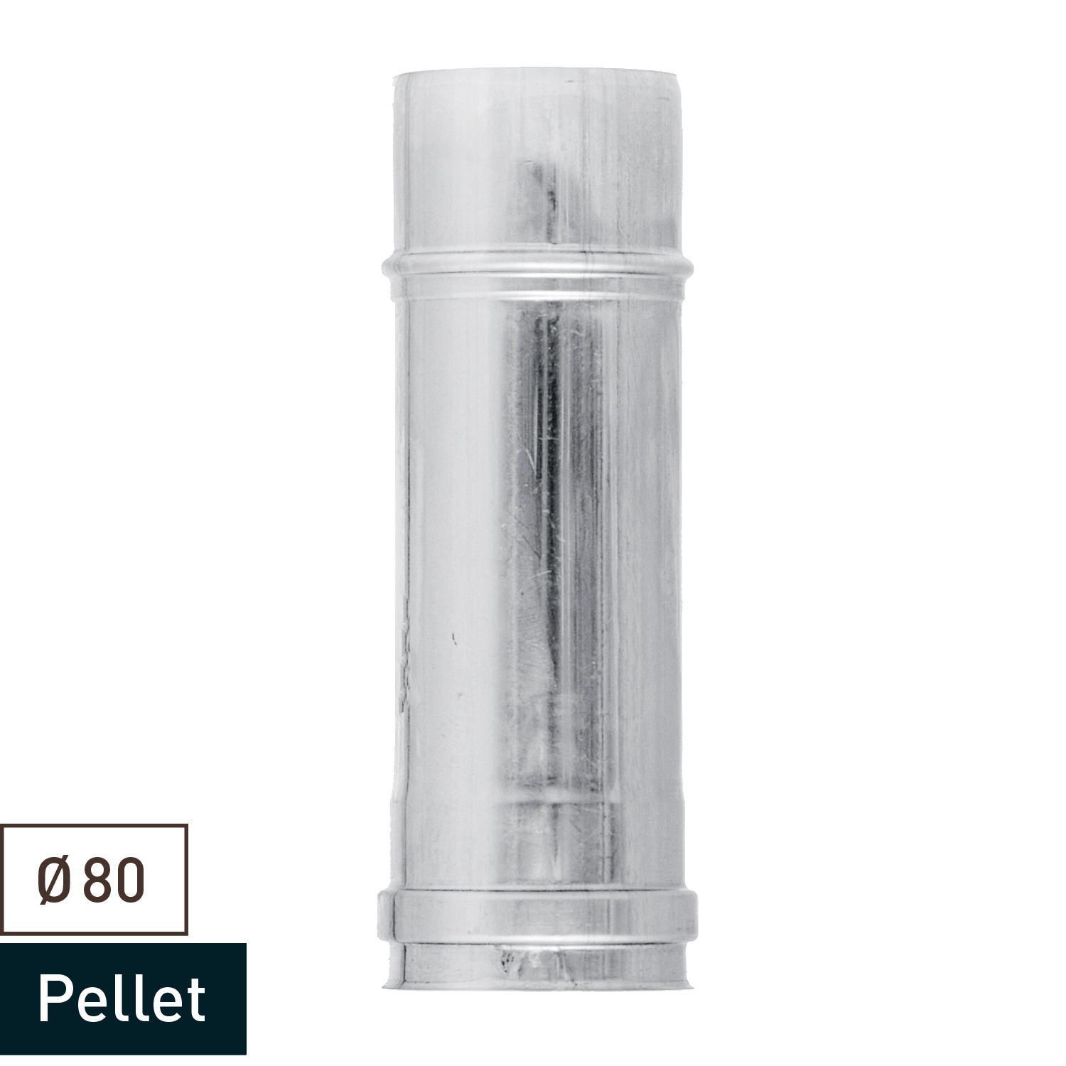 Tuyau de poêle / conduit de fumée Raik 80mm - 250mm INOX