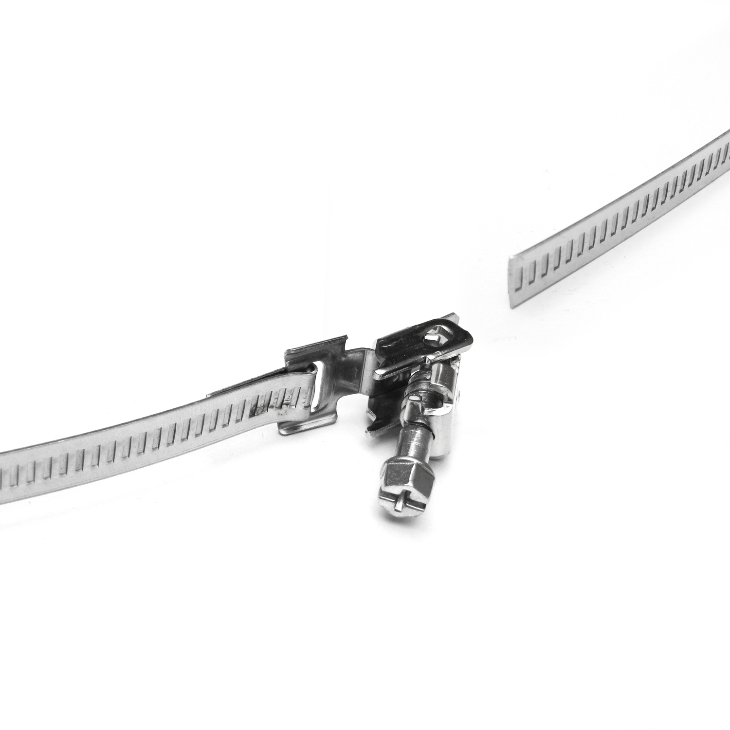 Collier pour conduit flexible en aluminium Ø 0 - 200 mm