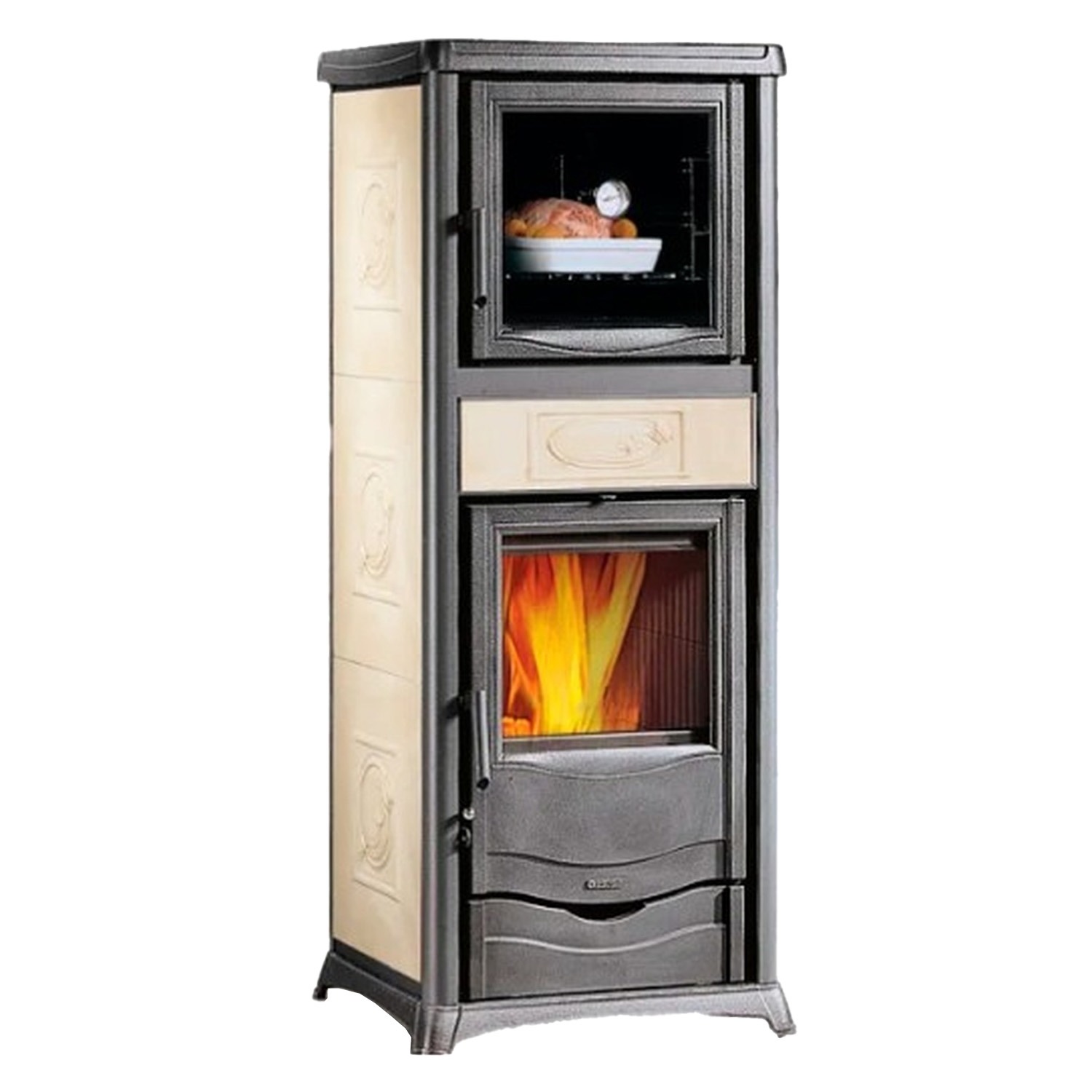 La Nordica T.ROSSELLA PLUS FORNO DSA.16 céramique - Panna poêle à bois